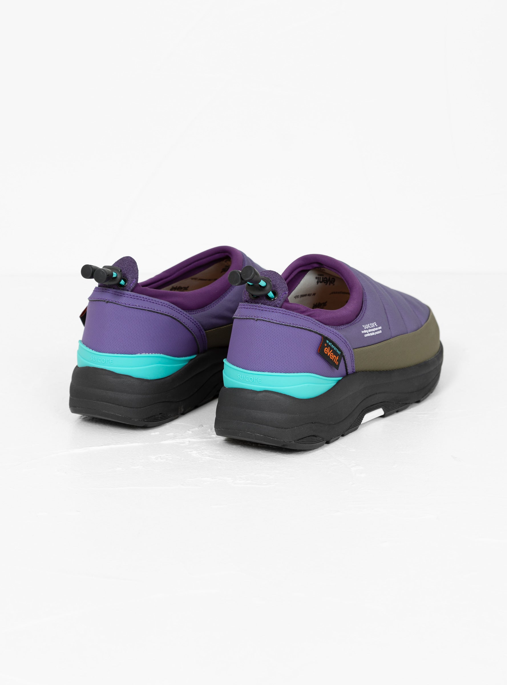 Suicoke Suicoke Pepper Modev Shoes Purple & Black - Size: UK 9
