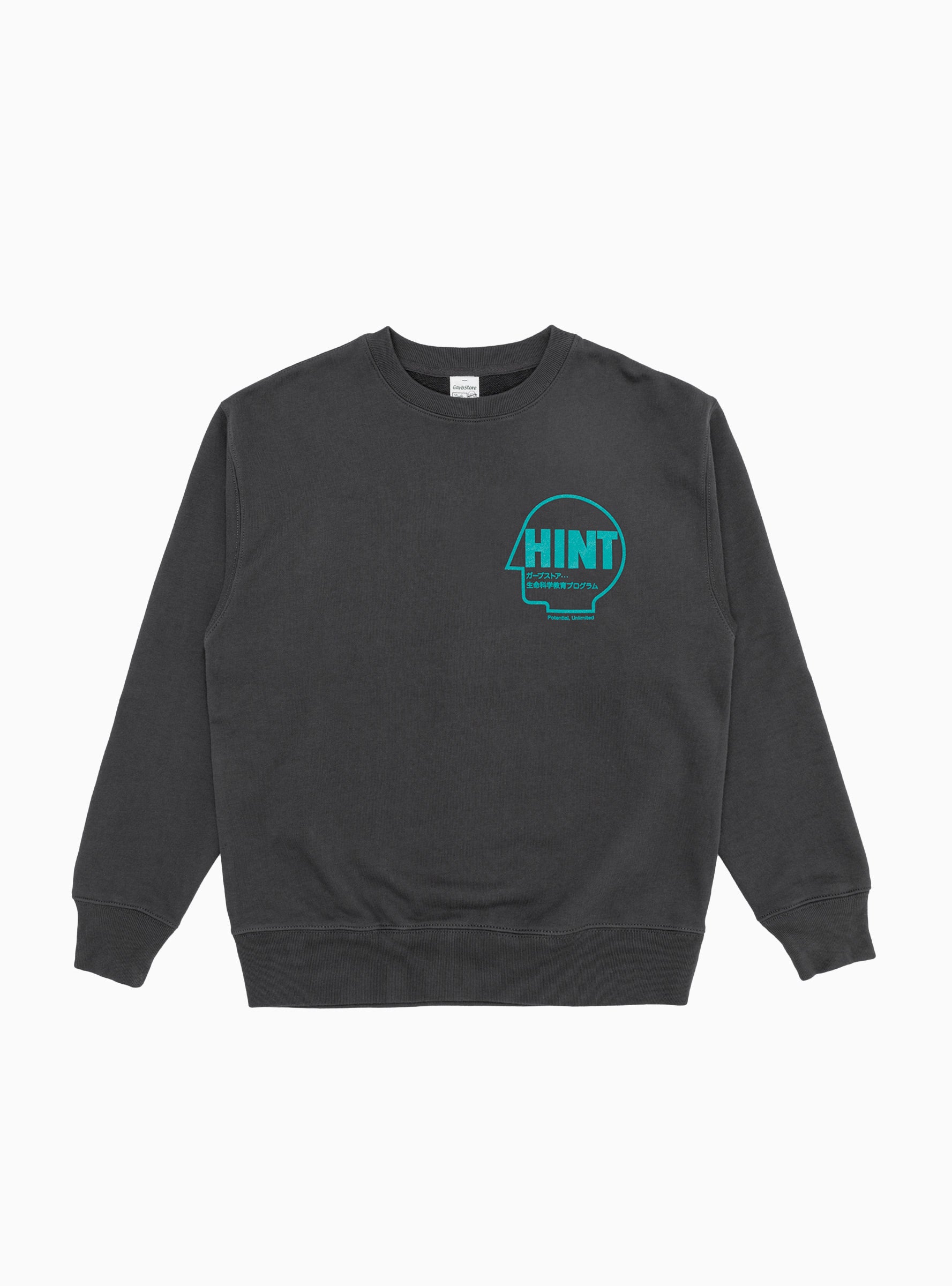  Garbstore Hint Sweatshirt Charcoal