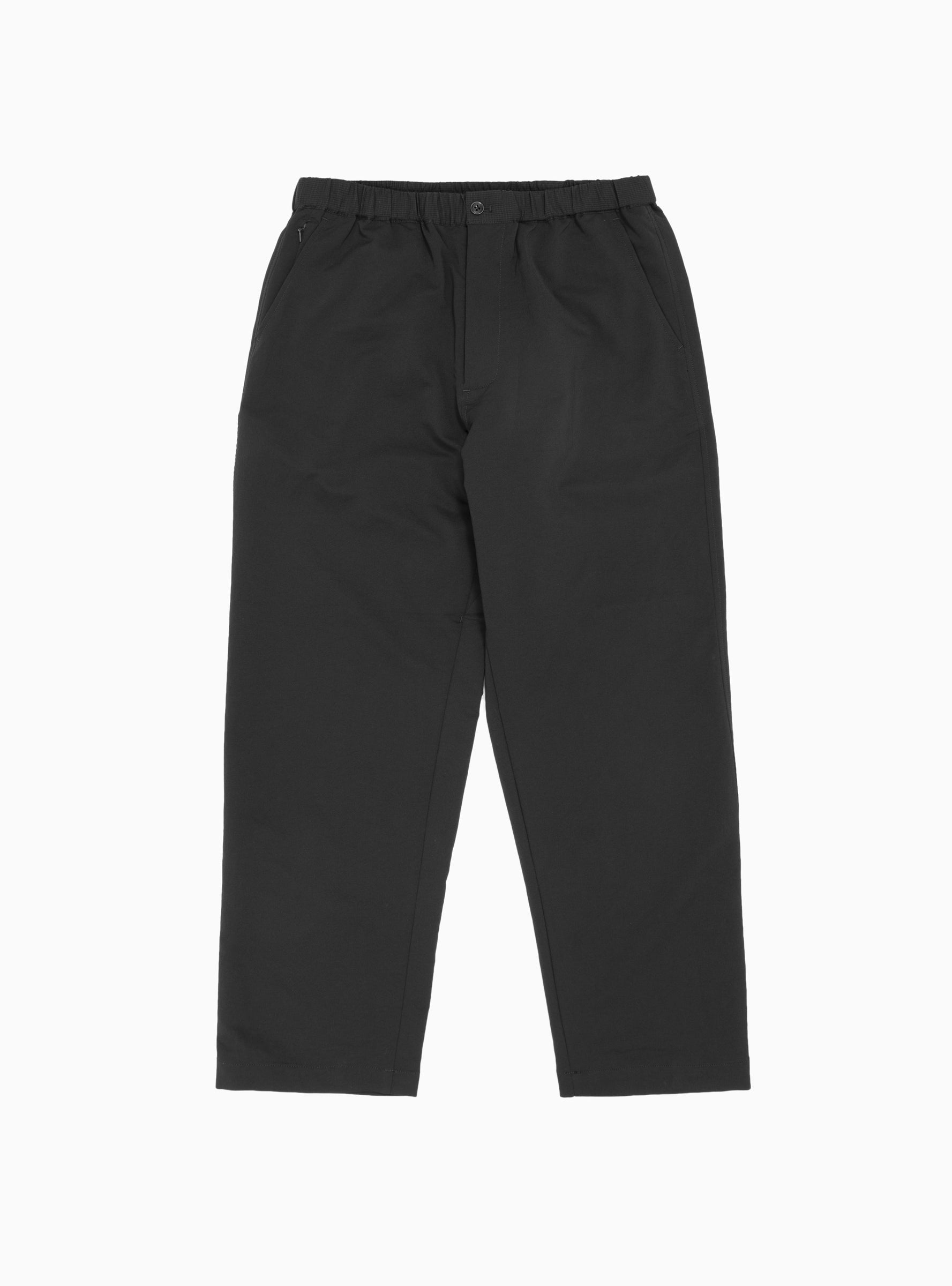  nanamica ALPHADRY Wide Easy Trousers Black