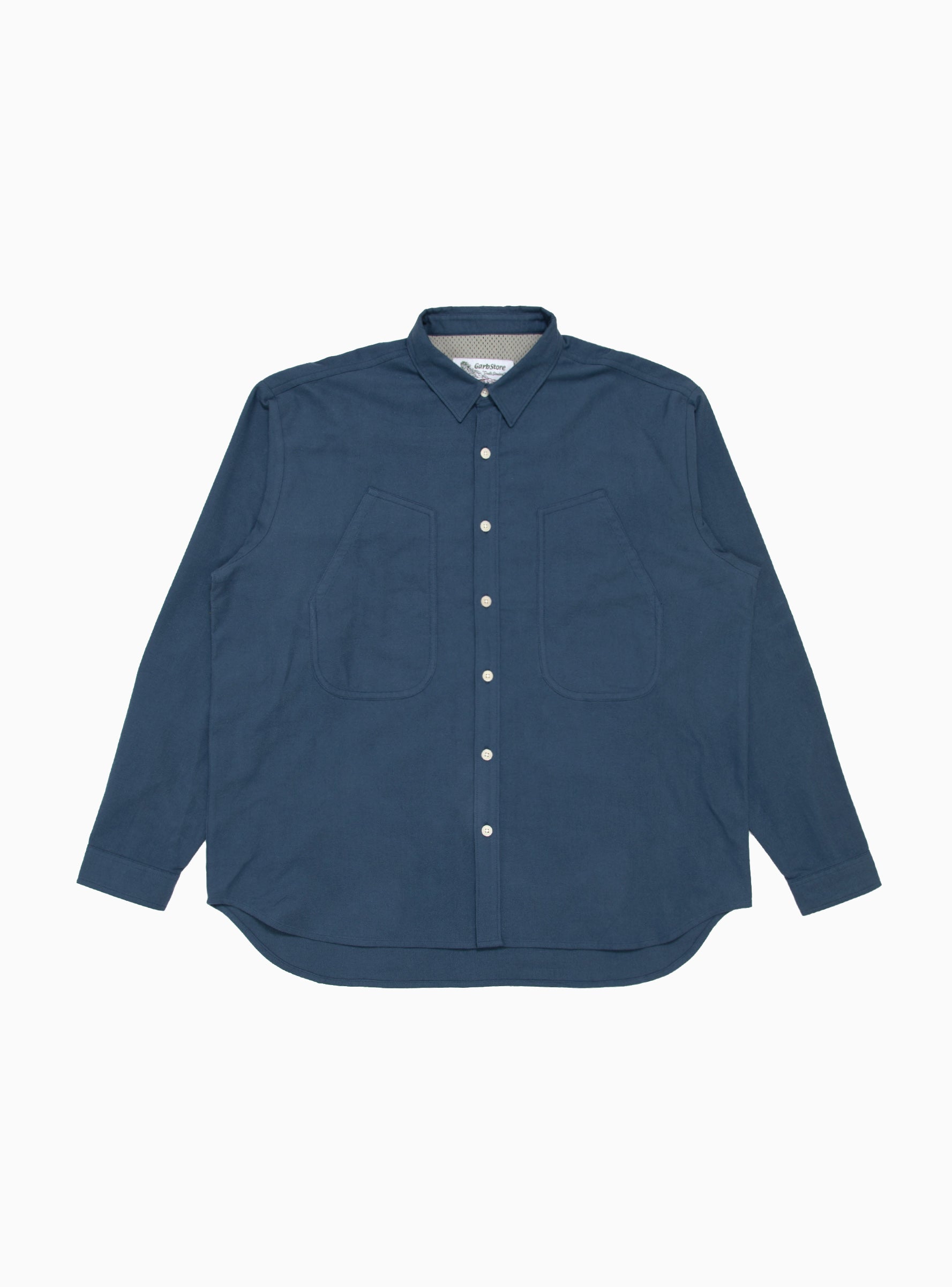  Garbstore Explorer Map Shirt Navy