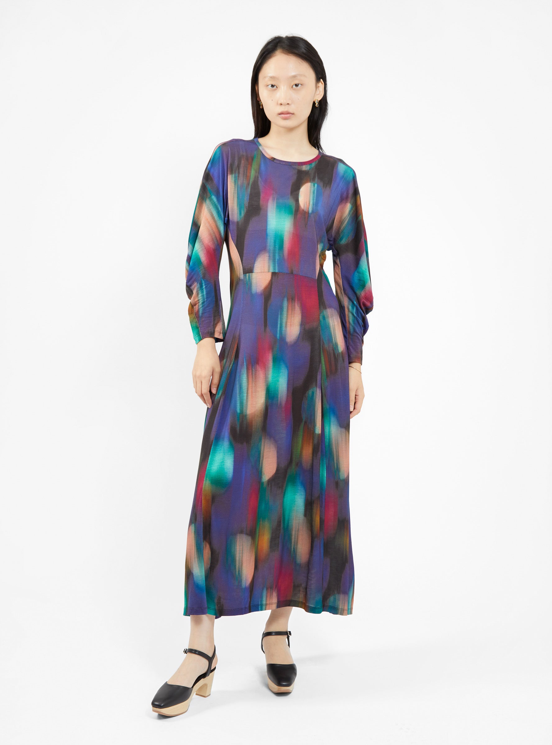  Henrik Vibskov Crackle Jersey Dress Blurry Dots