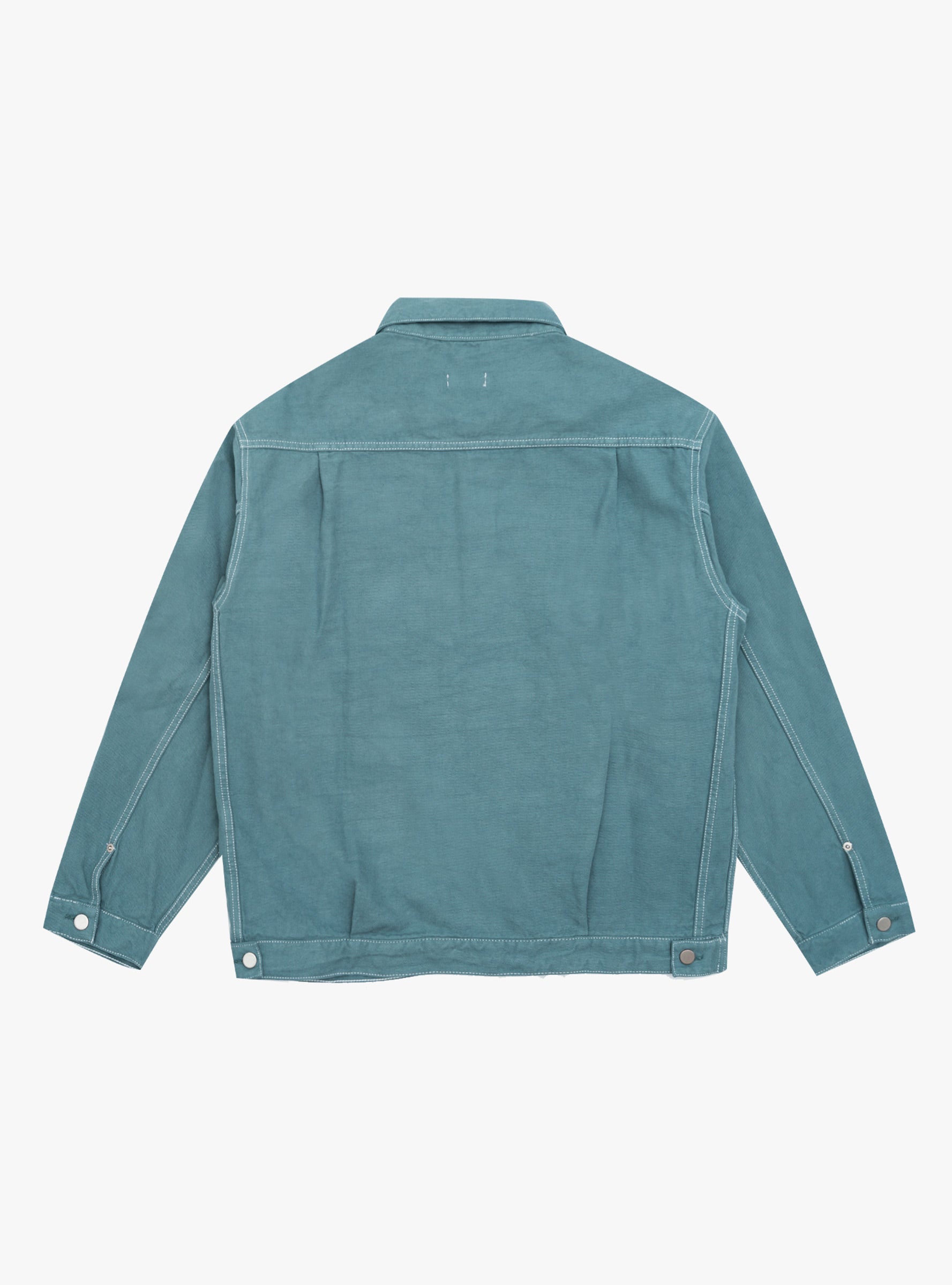  Reception Trucker Jacket Dusty Green - Size: Large