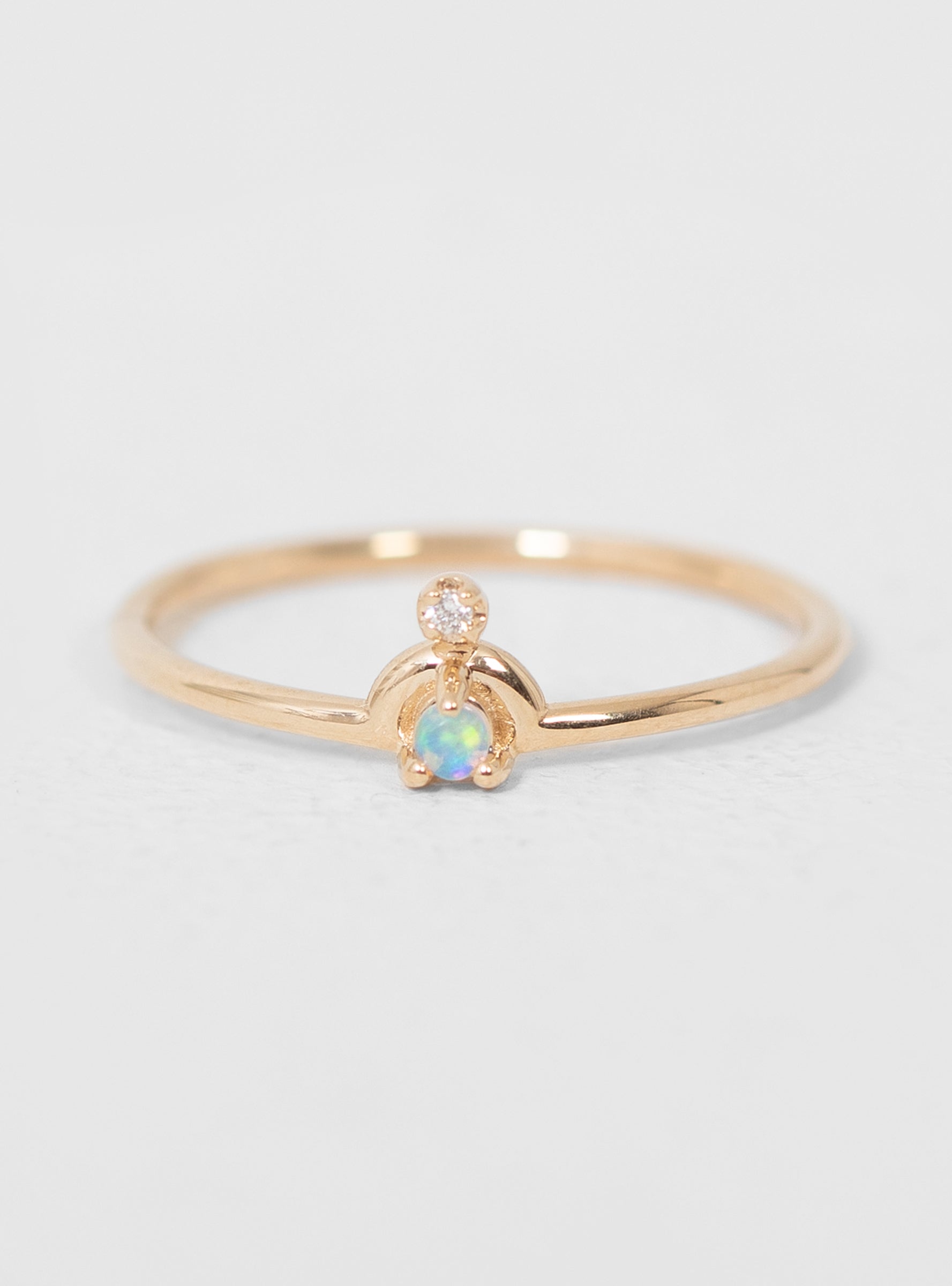  Wwake Mini Nestled Ring 10k Gold - N