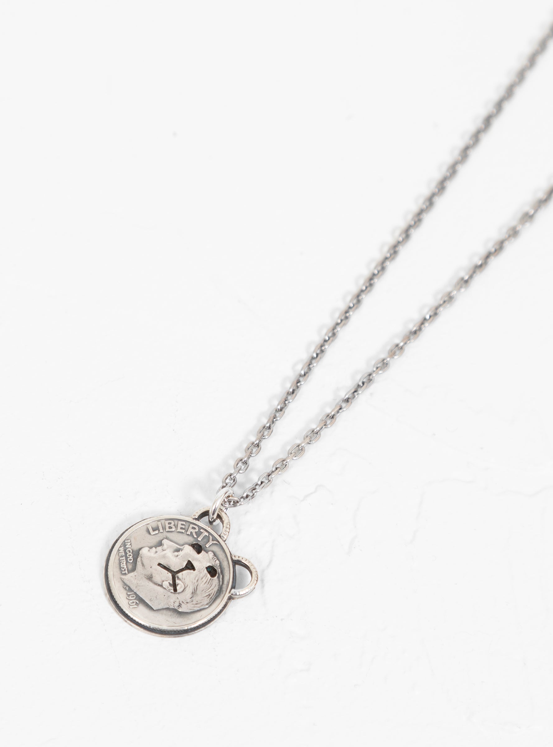  NORTH WORKS Bear Pendant Necklace Silver