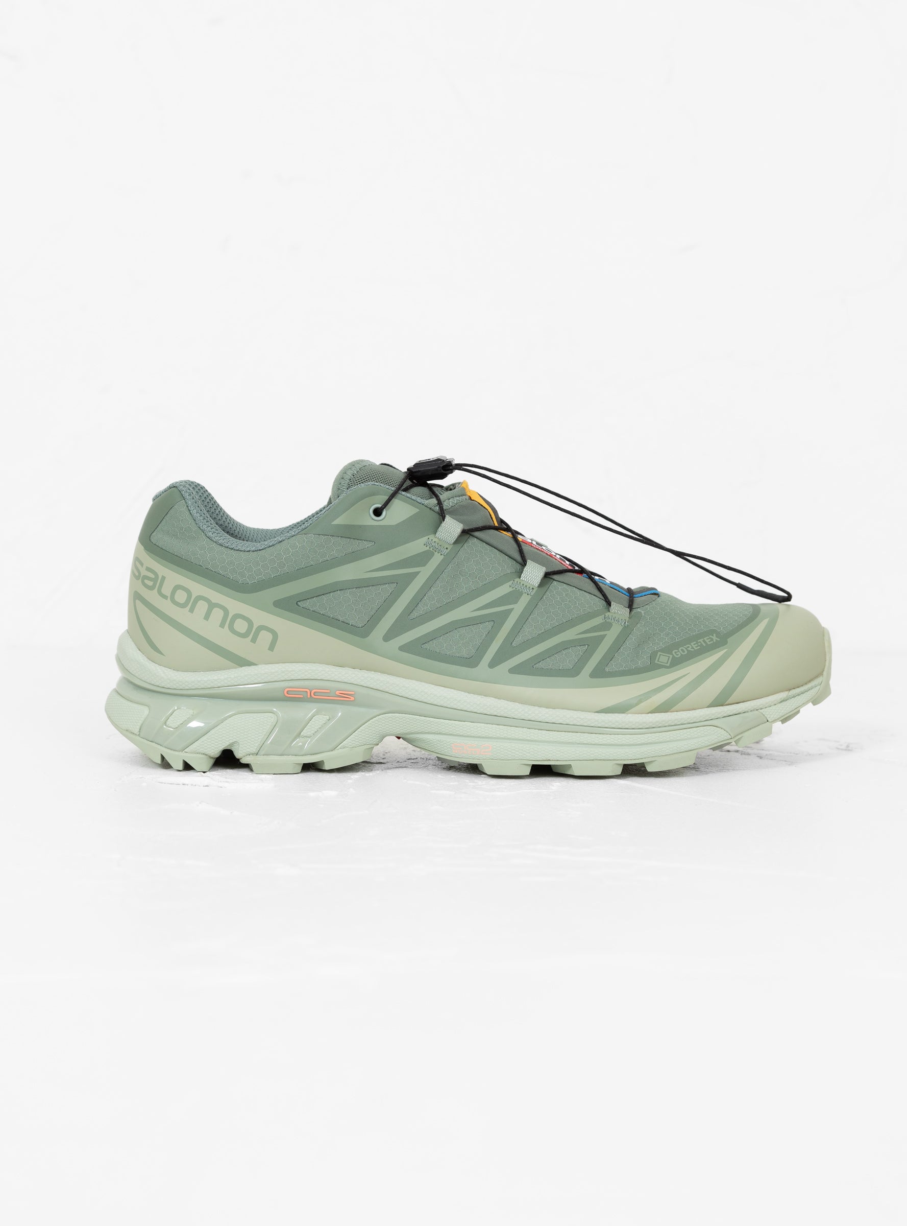  Salomon XT-6 GTX Sneakers Desert Sage, Lily Pad & Laurel Wreath