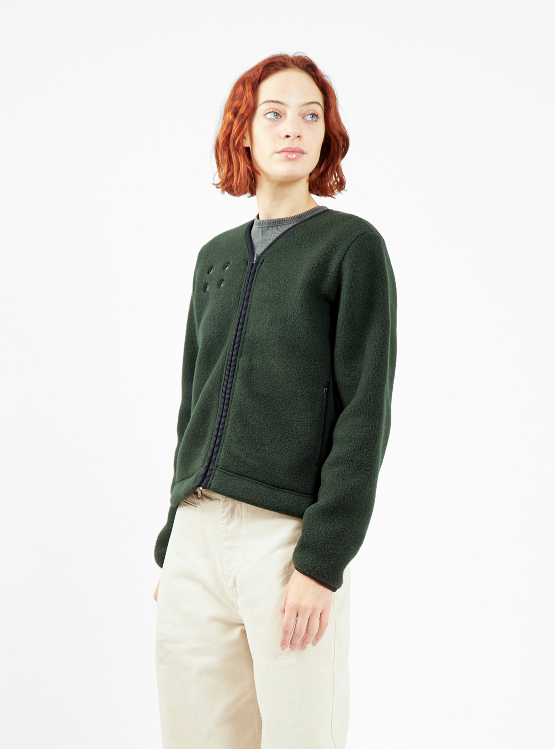  Early Majority Fleece 1.0 Forest Green - Size: Large