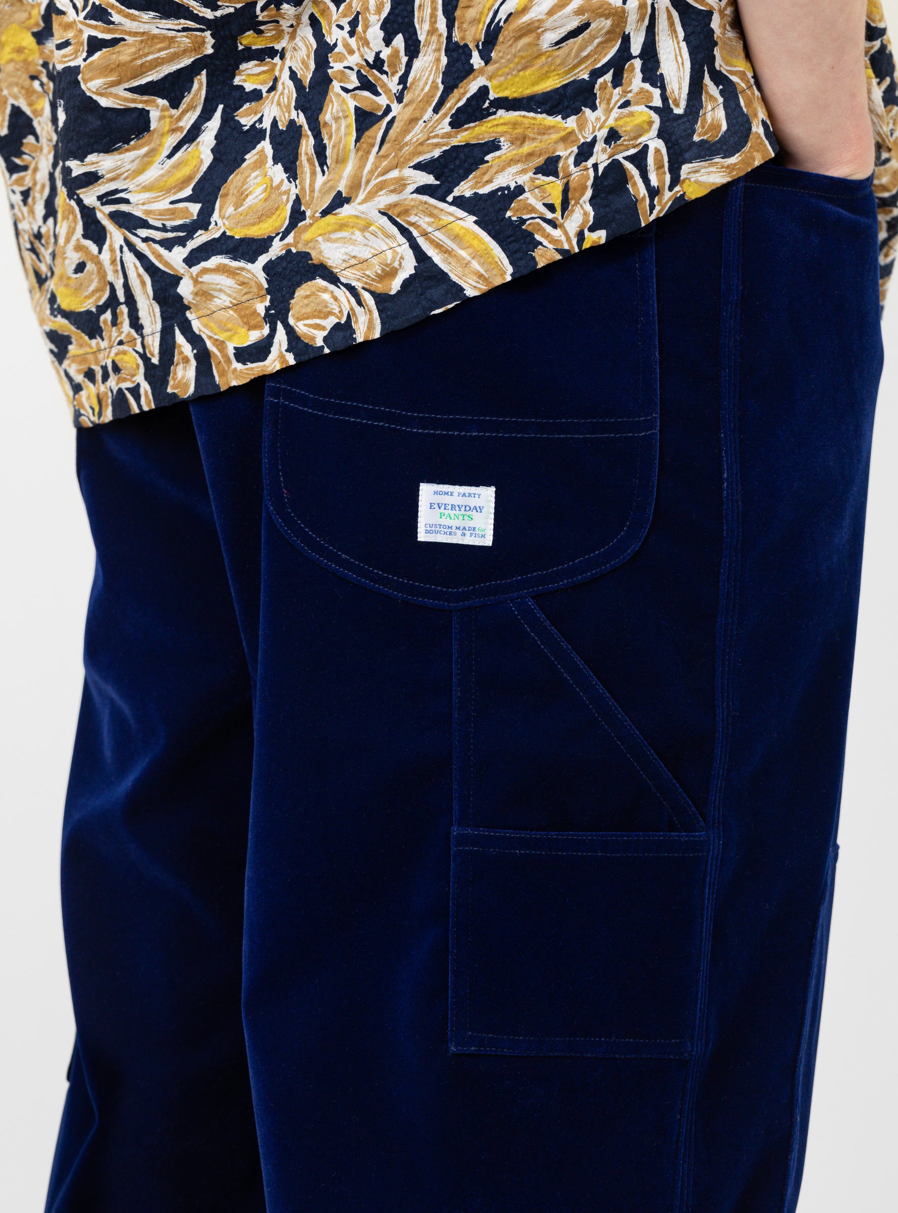  Home Party Staple Pants Navy - Size: W34