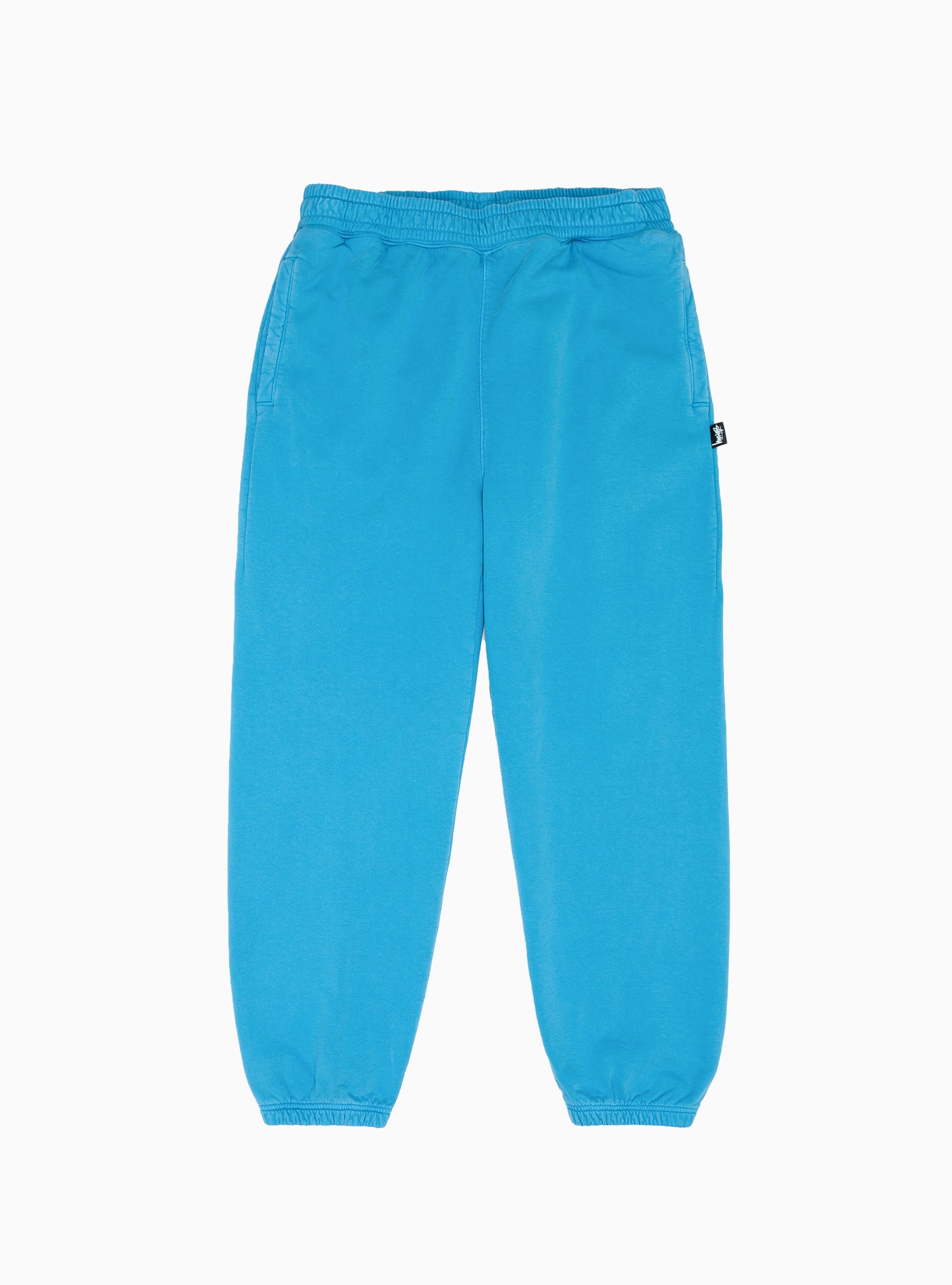  Stüssy Pigment Dyed Fleece Sweatpants Blue