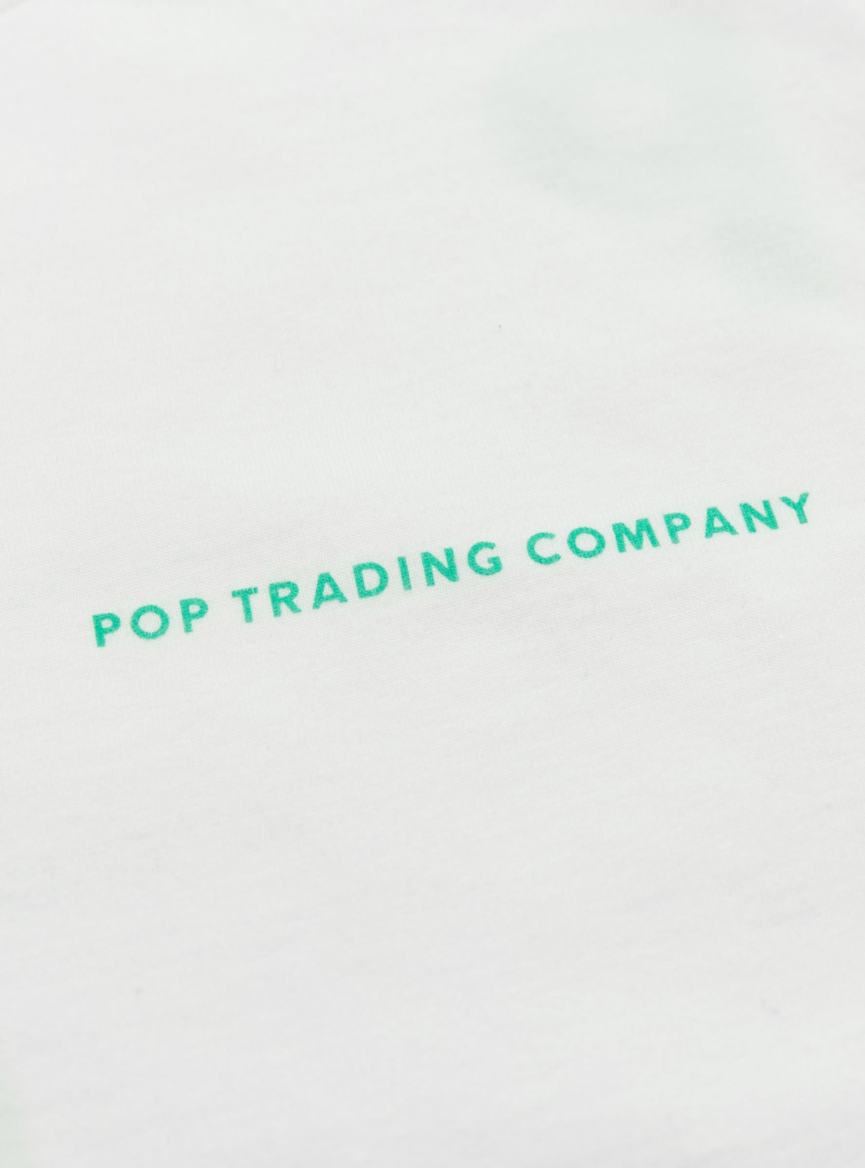 Pop Trading Company Pop Trading Company Logo T-shirt White & Green - Size: Large