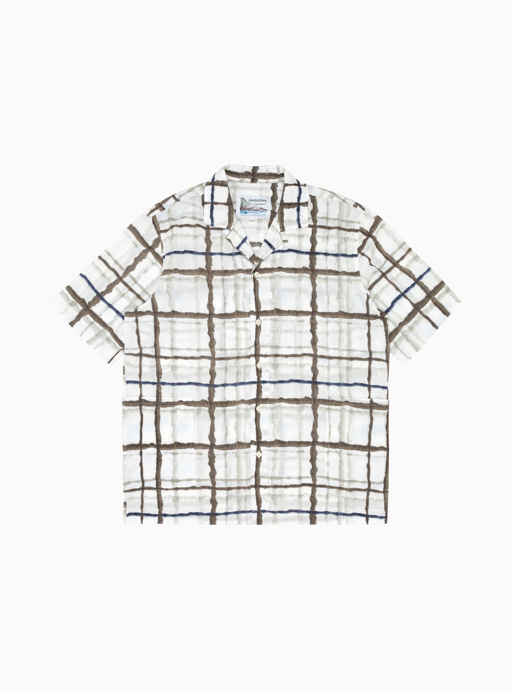  Garbstore Kabana Shirt White Check