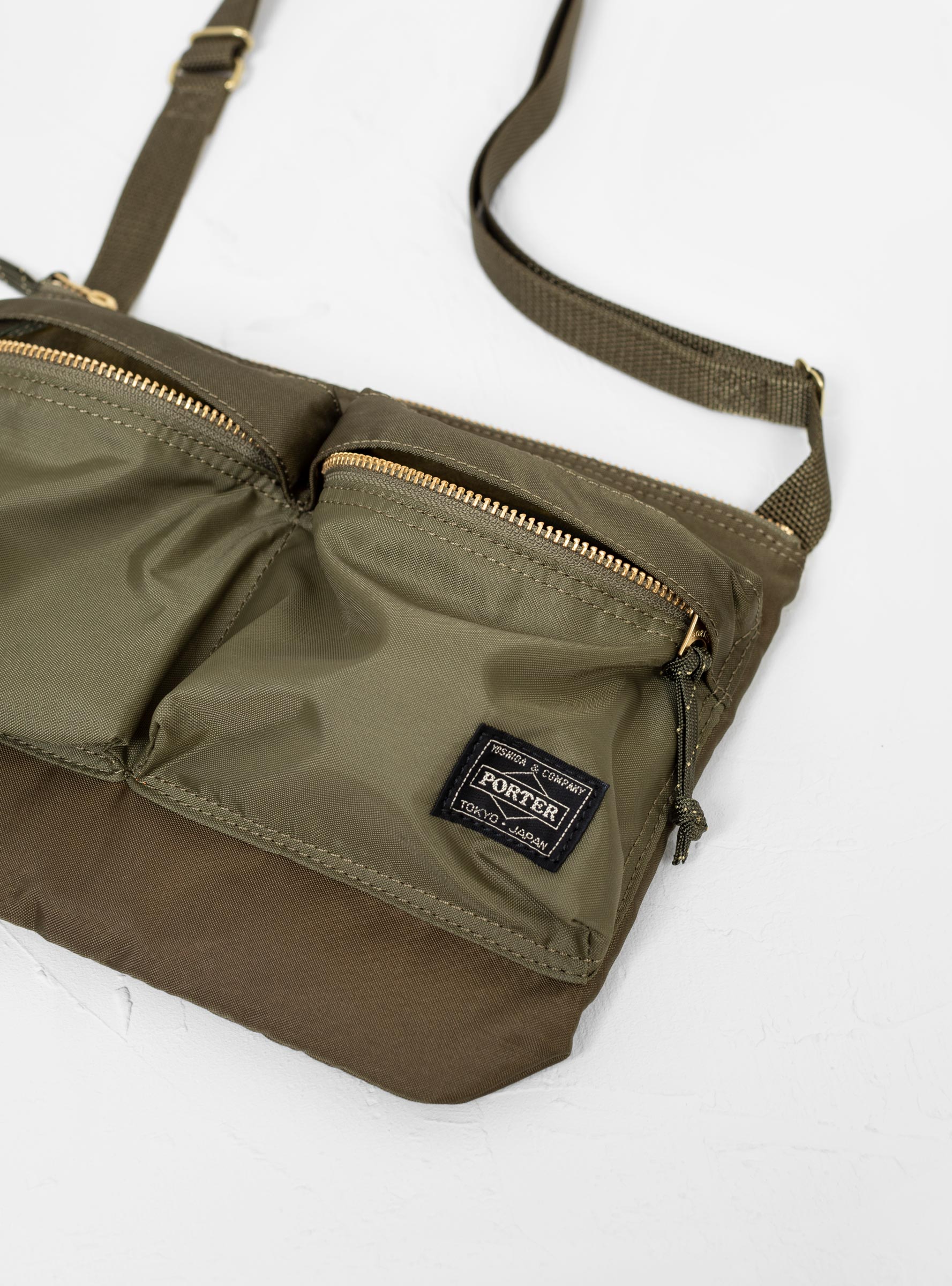  Porter Yoshida & Co. FORCE Shoulder Bag Olive Drab