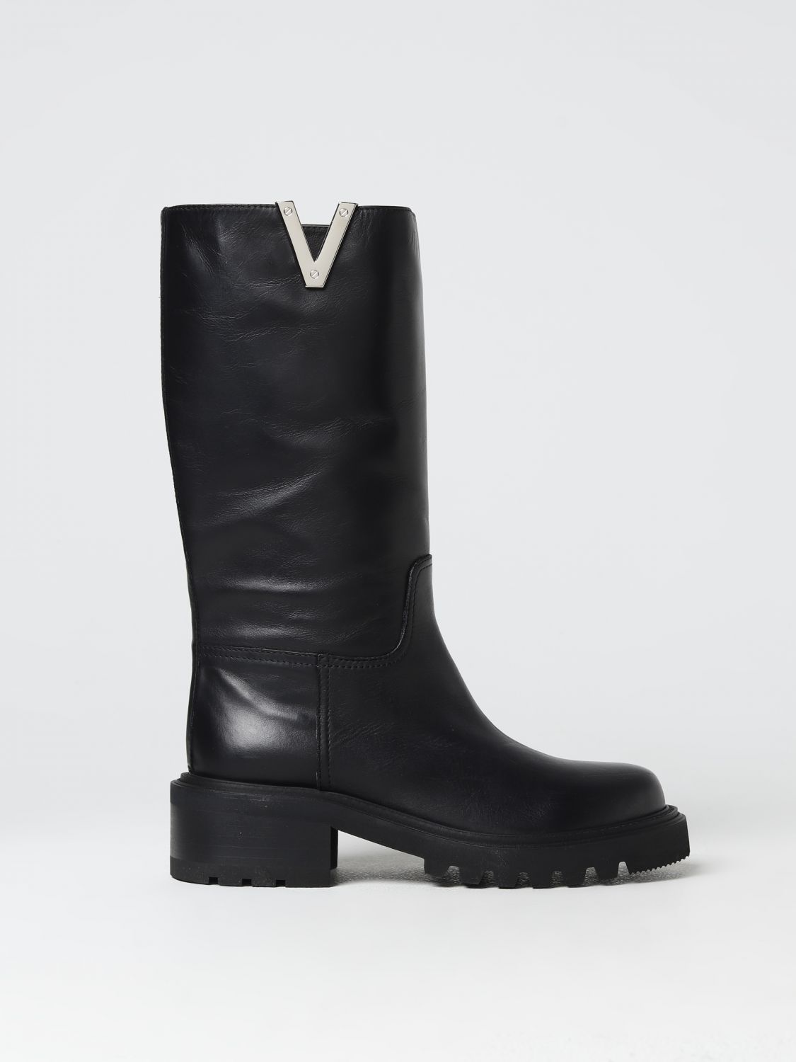 Via Roma 15 Flat Ankle Boots VIA ROMA 15 Woman colour Black