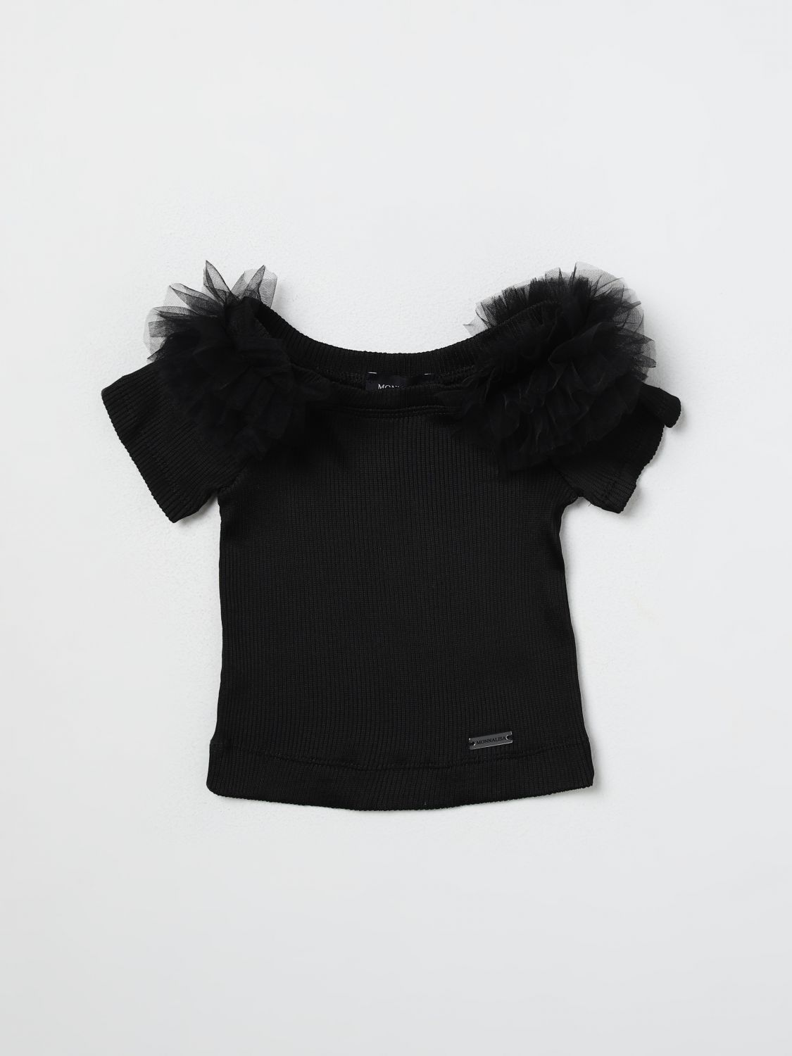 Monnalisa Top MONNALISA Kids color Black