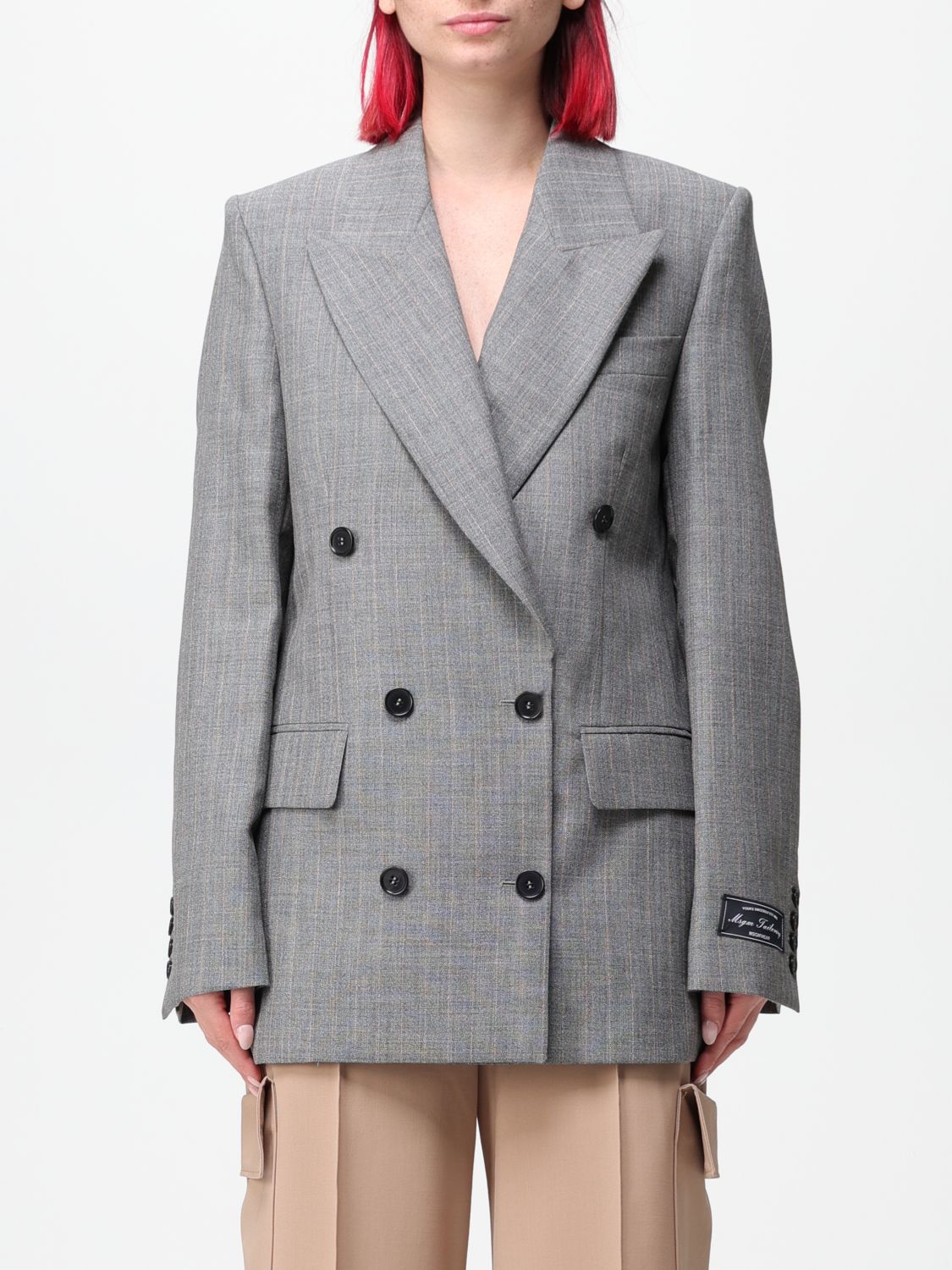 Msgm Jacket MSGM Woman colour Grey