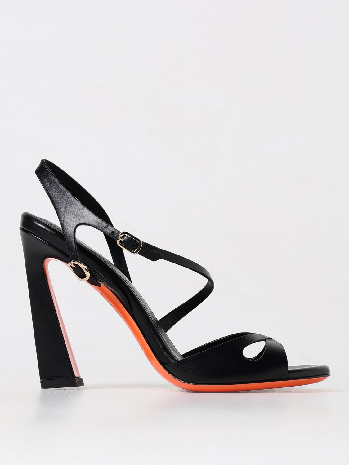 Santoni Heeled Sandals SANTONI Woman color Black