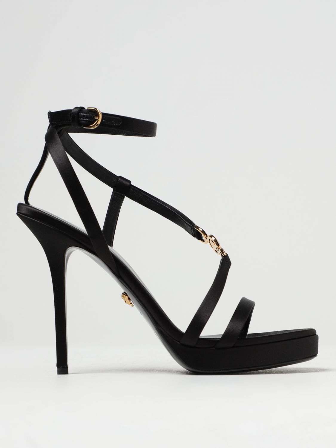 Versace Heeled Sandals VERSACE Woman colour Black