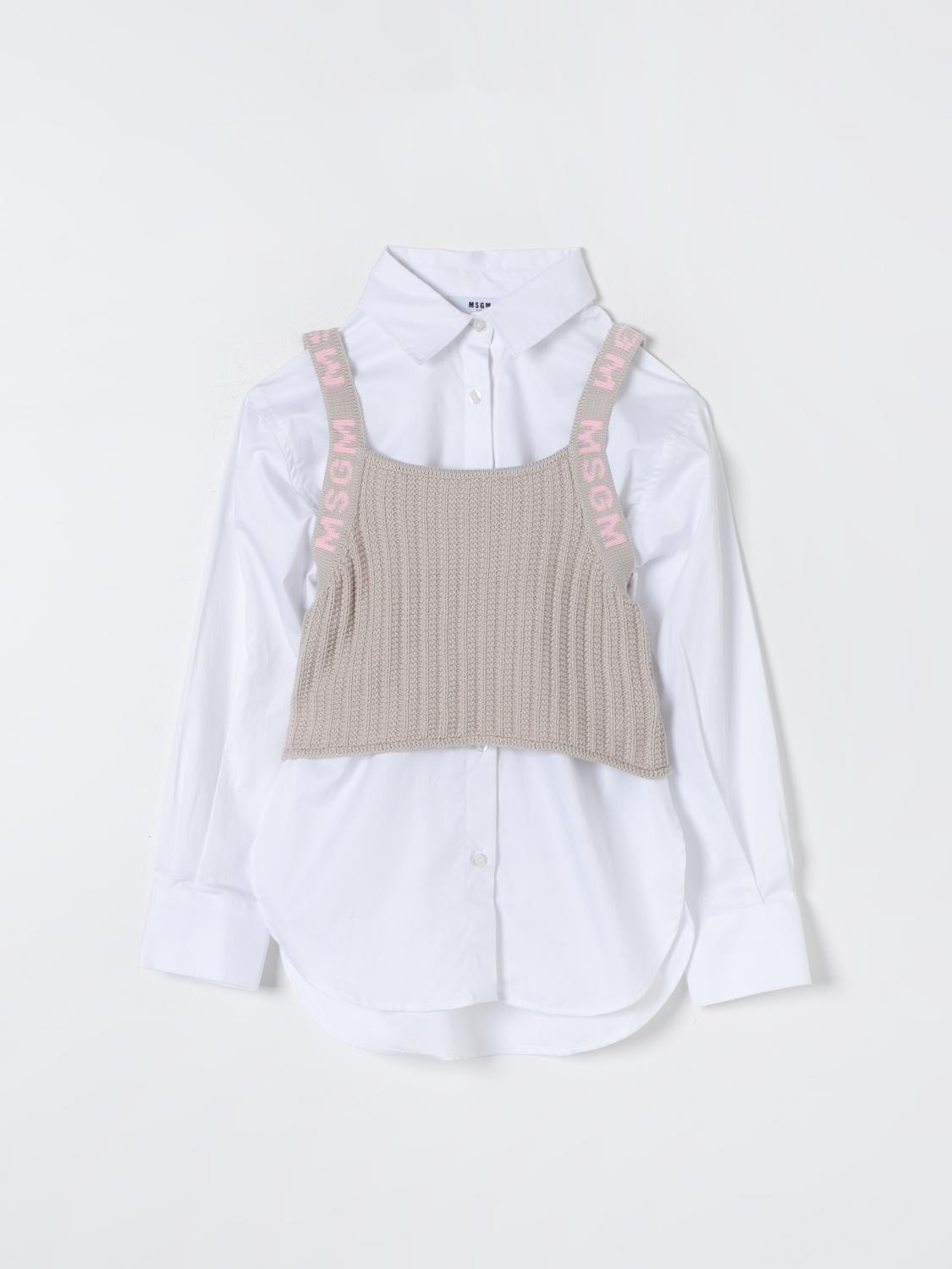 Msgm Kids Shirt MSGM KIDS Kids colour Beige