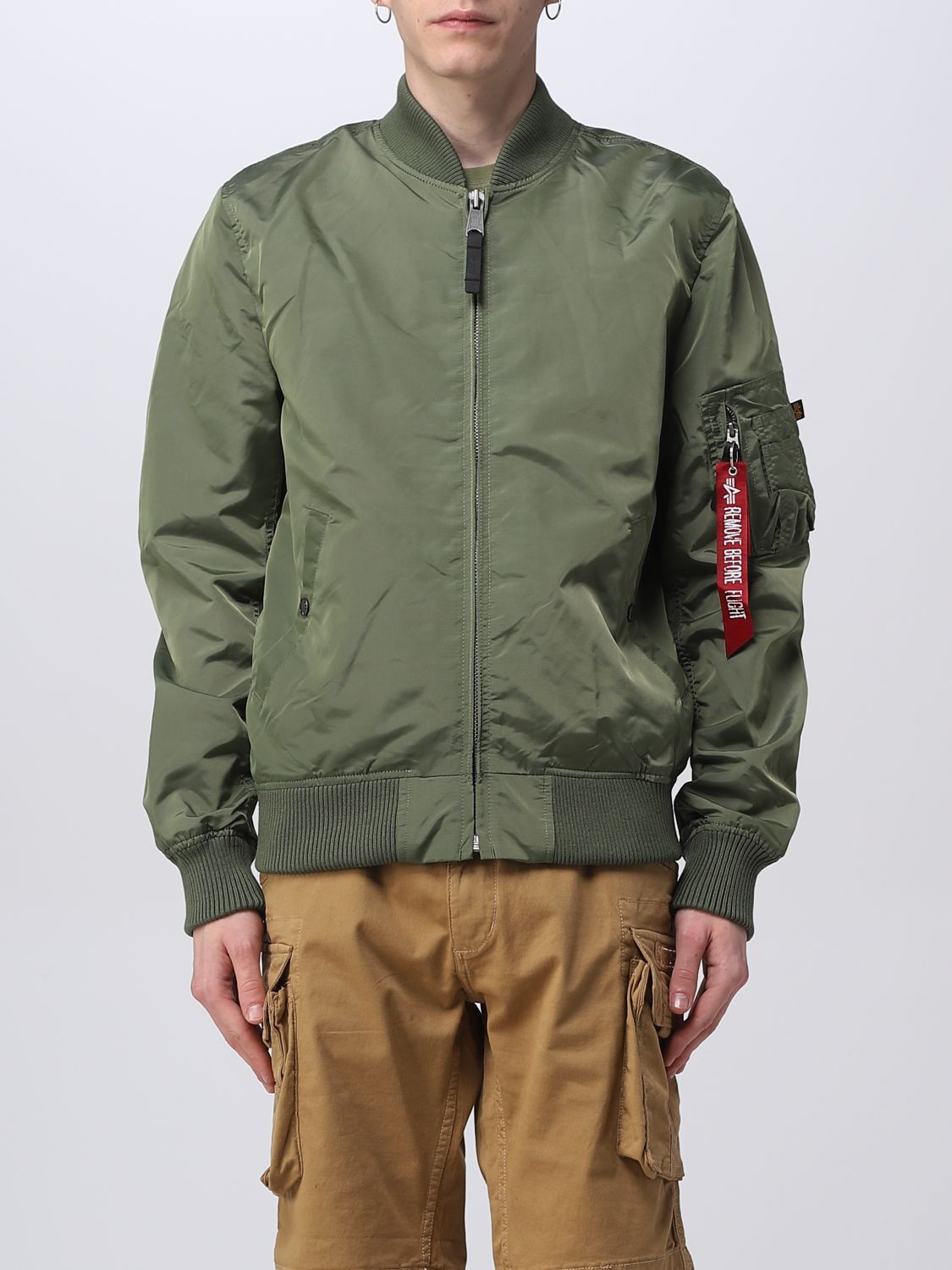 Alpha Industries Jacket ALPHA INDUSTRIES Men colour Green