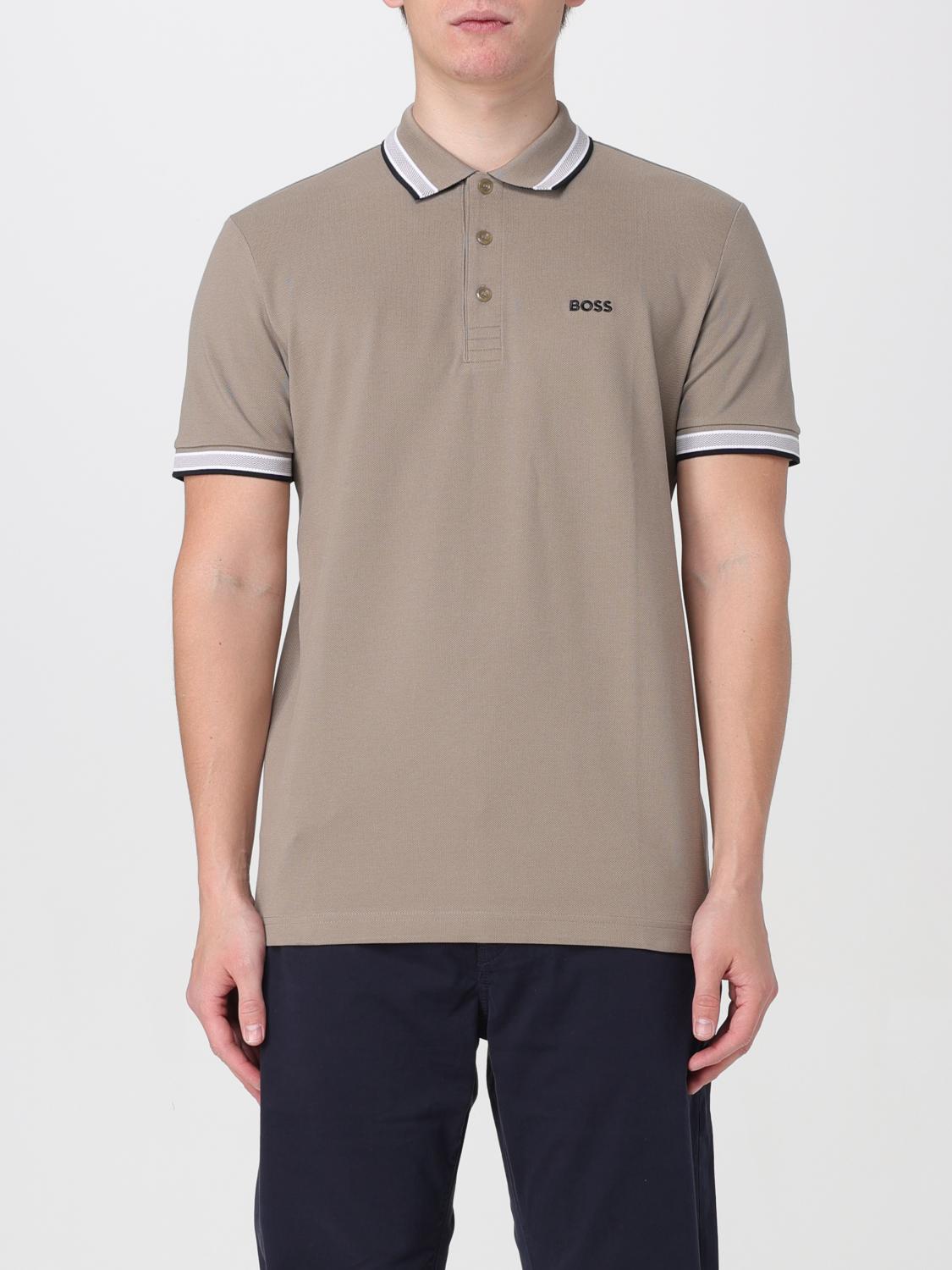 BOSS Polo Shirt BOSS Men colour Brown