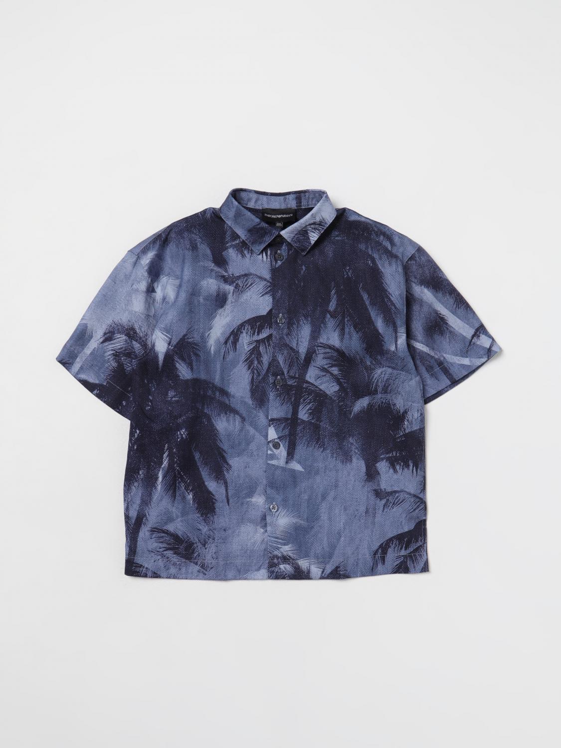 Emporio Armani Kids Shirt EMPORIO ARMANI KIDS Kids colour Blue