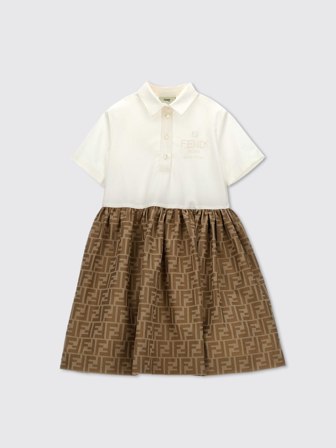 Fendi Kids Dress FENDI KIDS Kids colour Multicolor