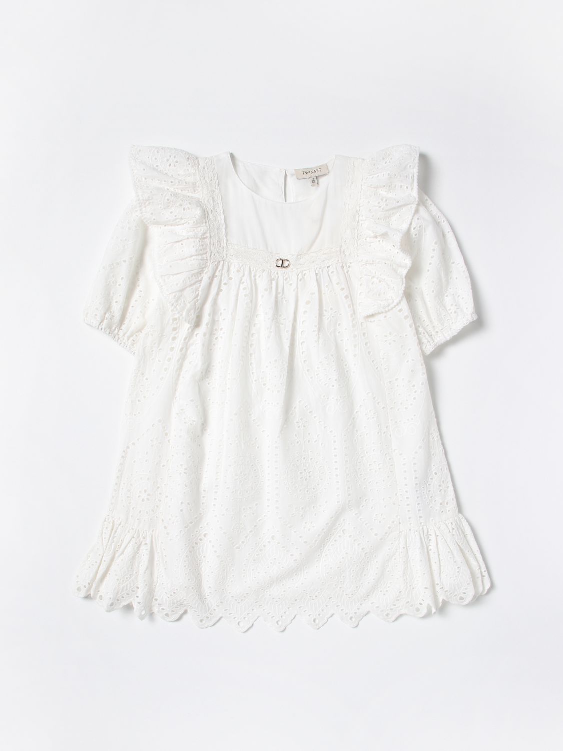 Twinset Dress TWINSET Kids colour White