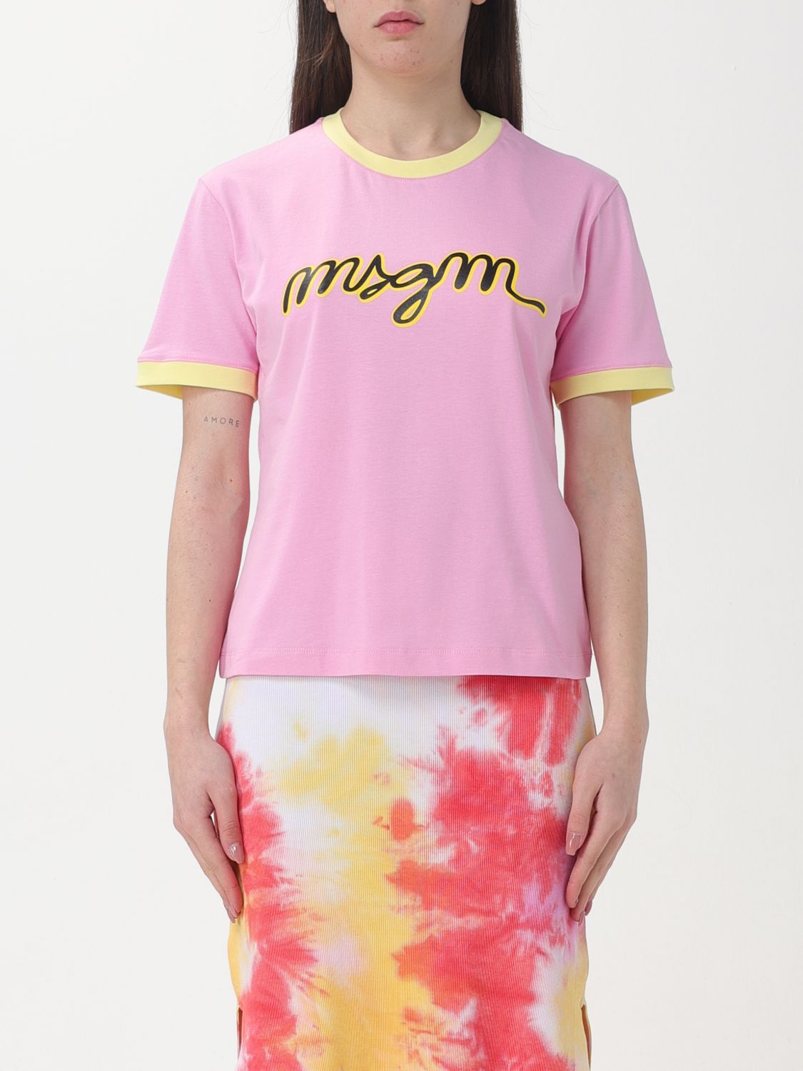 Msgm T-Shirt MSGM Woman colour Pink