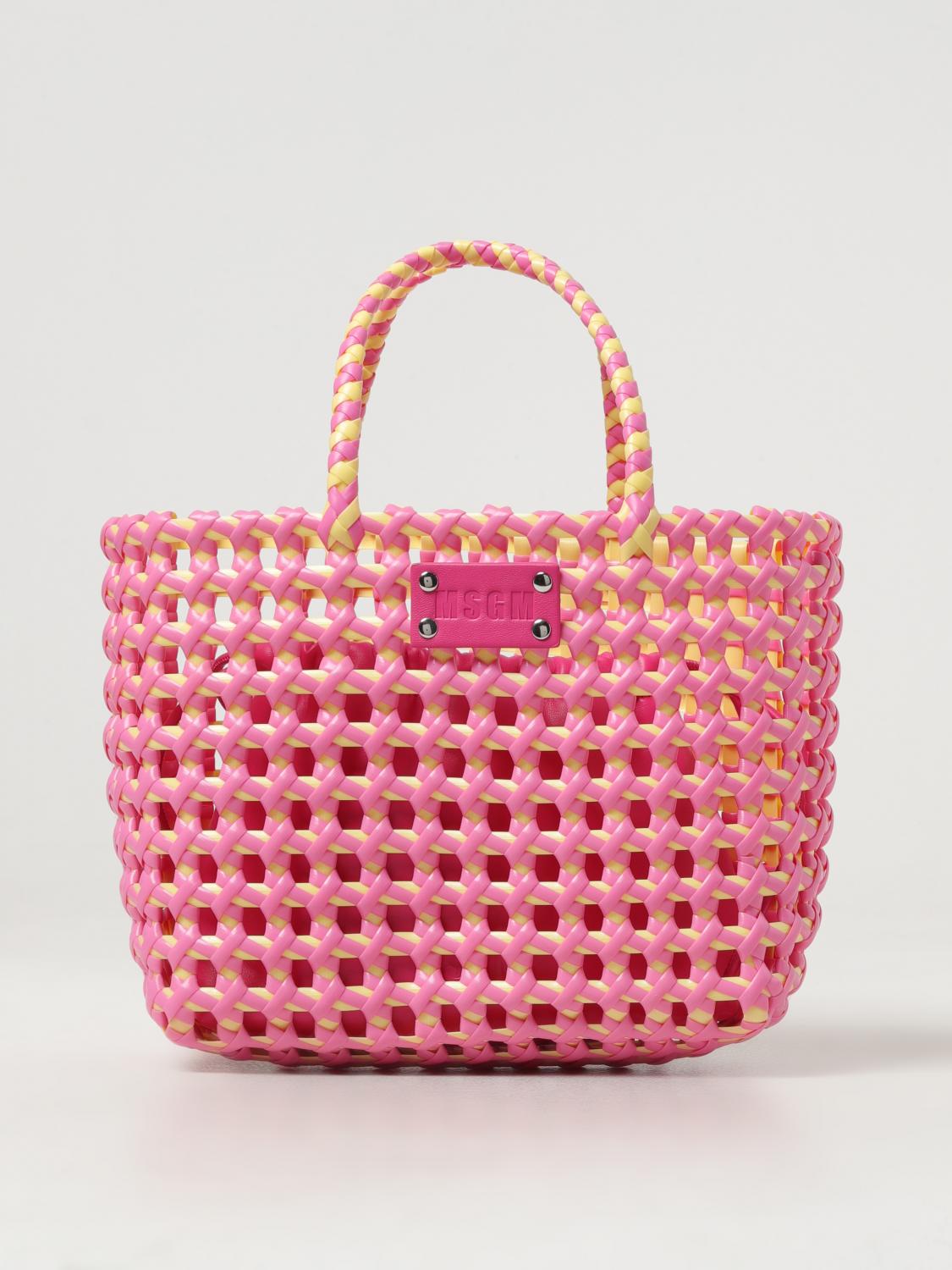 Msgm Tote Bags MSGM Woman colour Pink