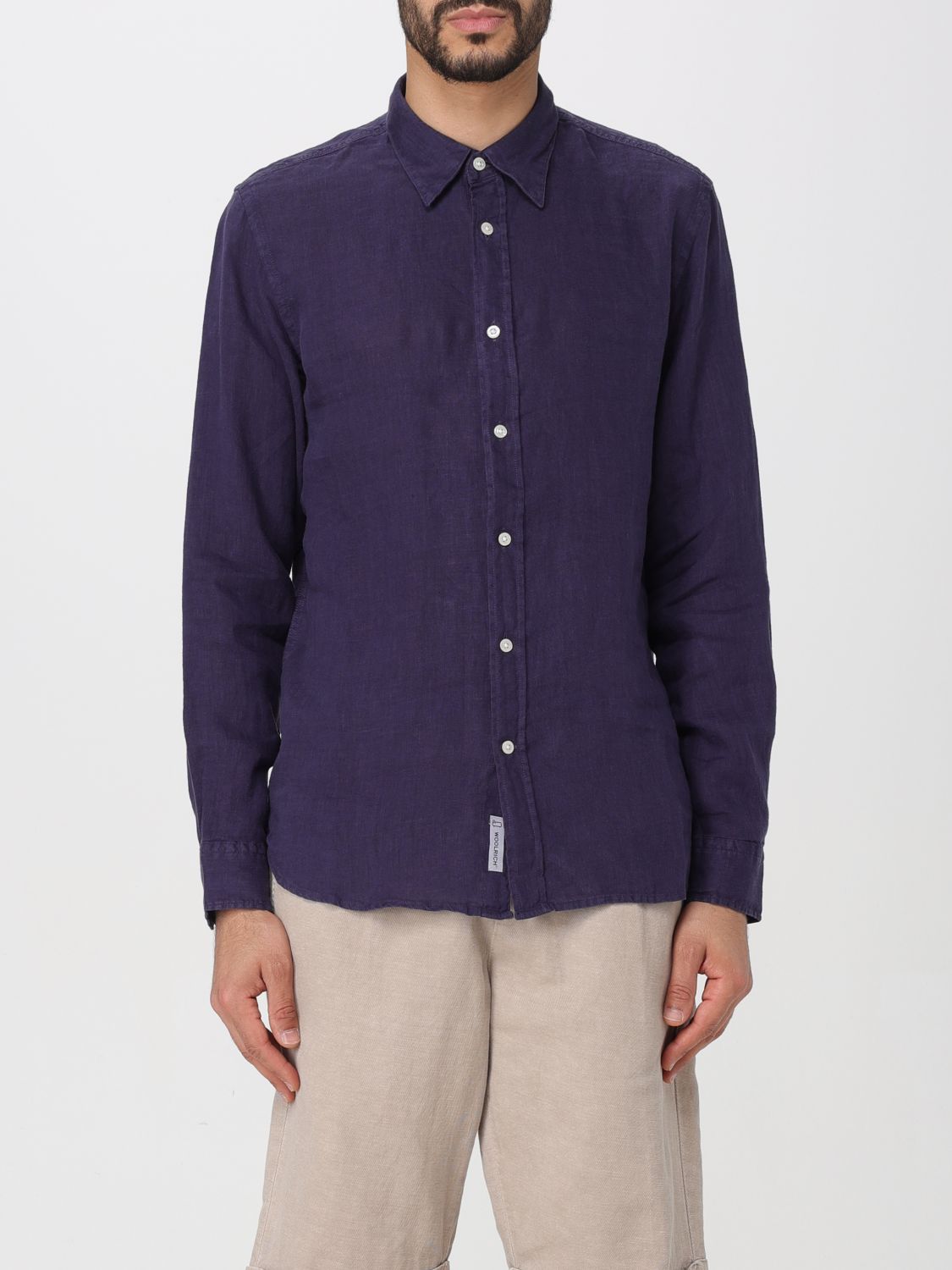 Woolrich Shirt WOOLRICH Men colour Blue