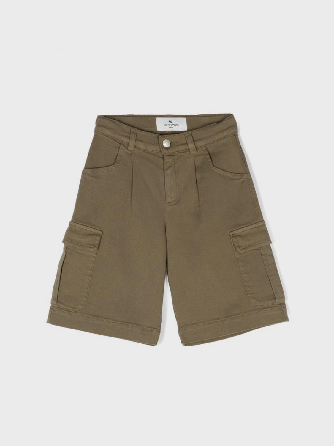 Etro Shorts ETRO Kids color Green