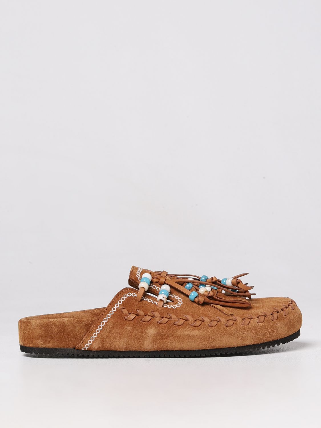 Alanui Flat Shoes ALANUI Woman colour Brown