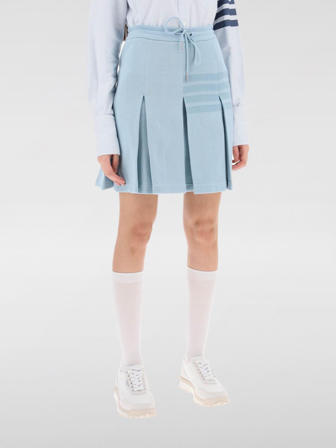 Thom Browne Skirt THOM BROWNE Woman color Gnawed Blue