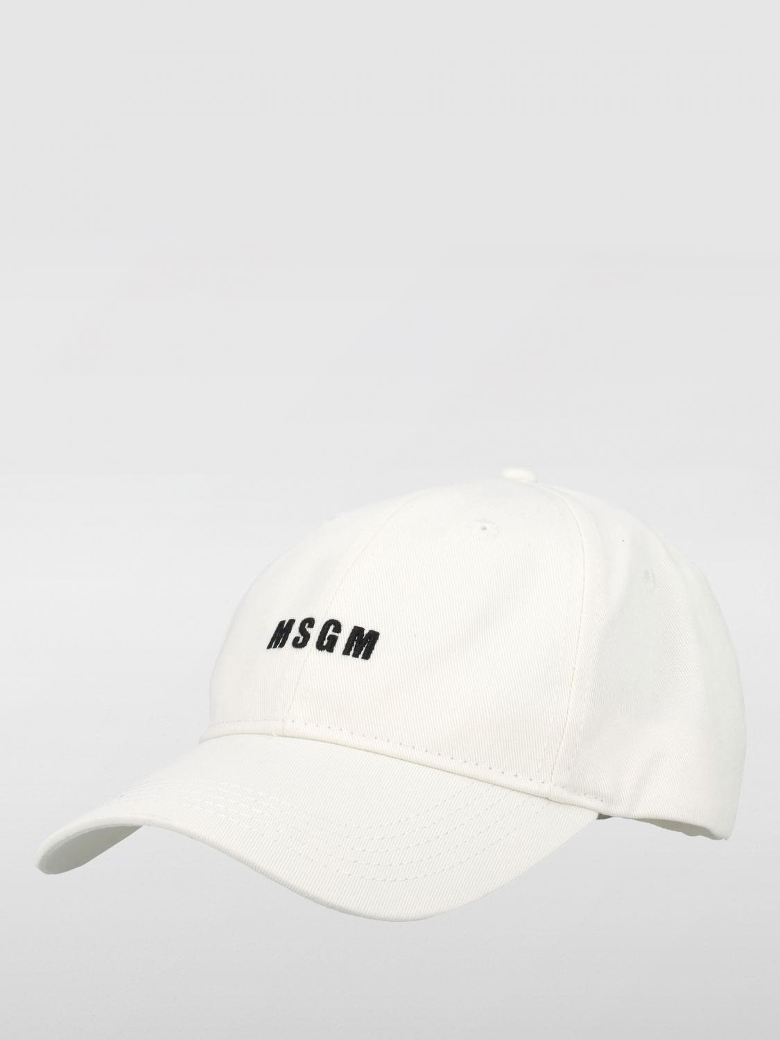 Msgm Hat MSGM Men color Ivory