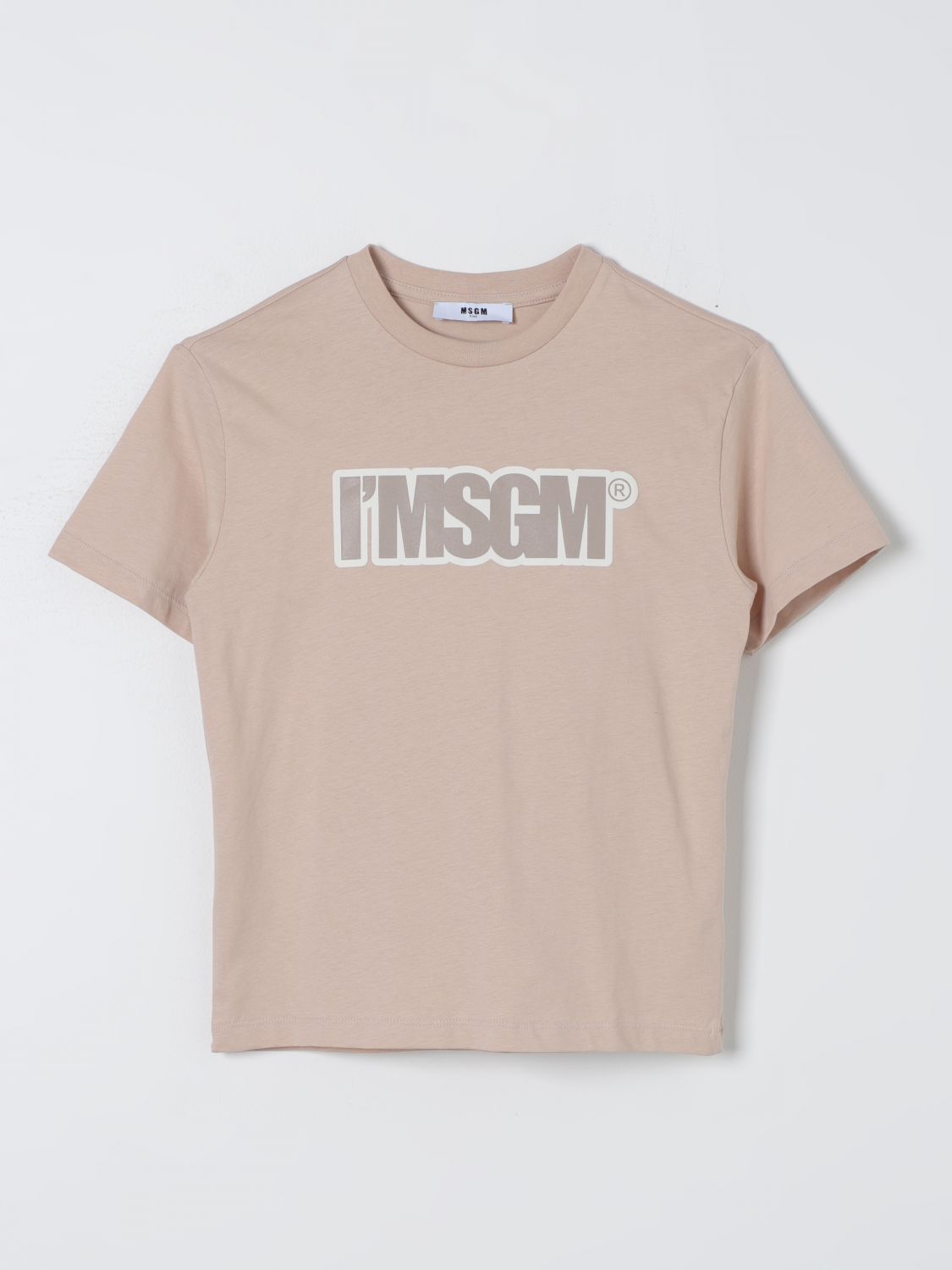 Msgm Kids T-Shirt MSGM KIDS Kids colour Beige