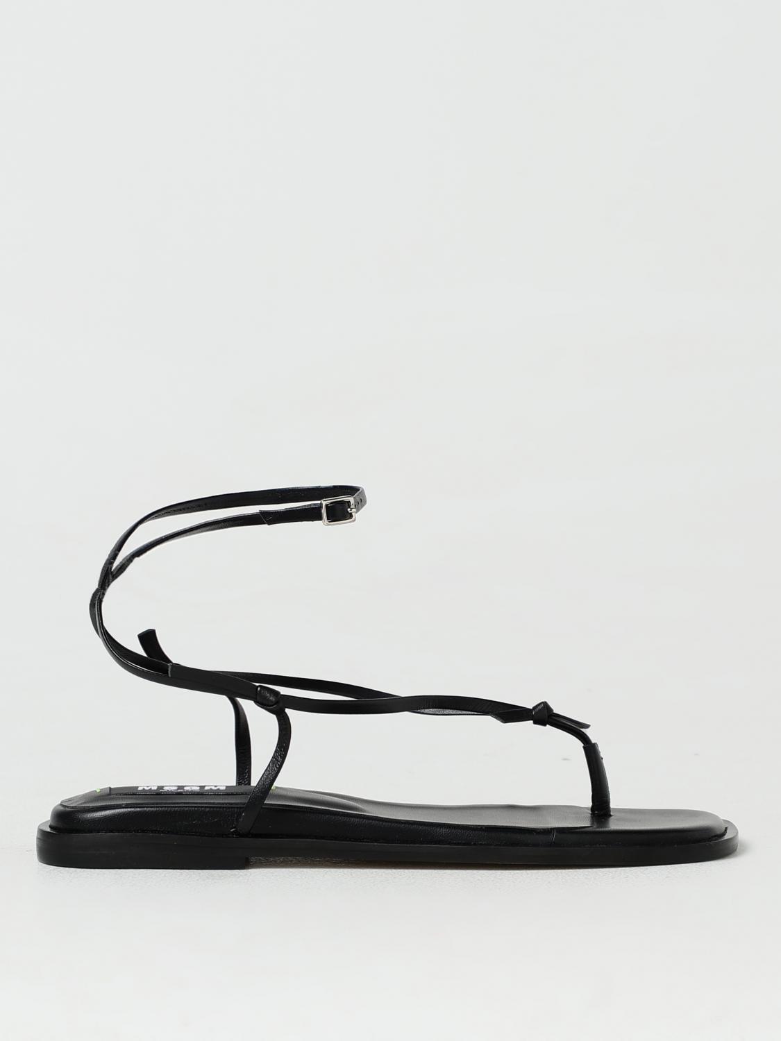 Msgm Flat Sandals MSGM Woman colour Black