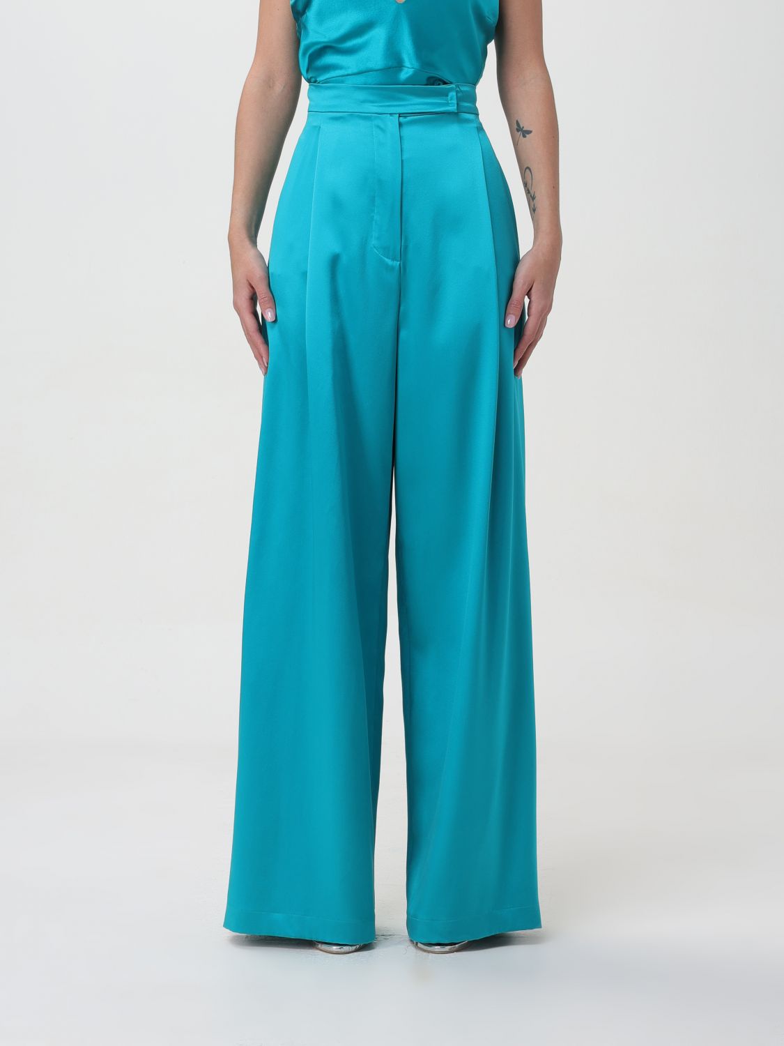 Max Mara Trousers MAX MARA Woman colour Green