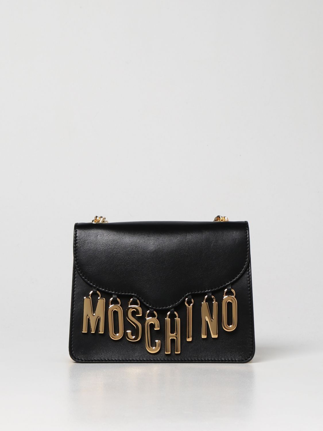 Moschino Couture Moschino Couture leather crossbody bag with charmes