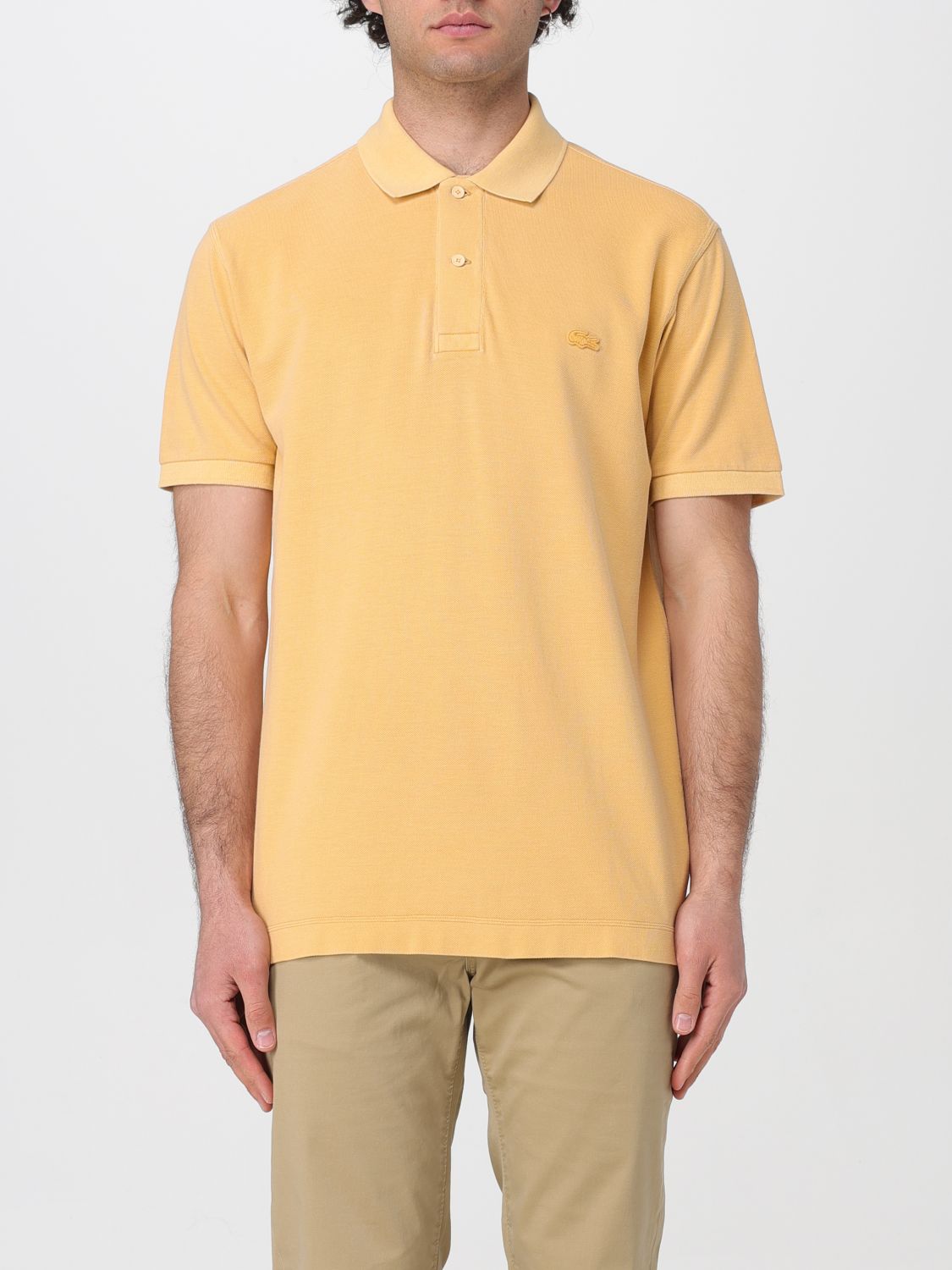 Lacoste Polo Shirt LACOSTE Men colour Yellow