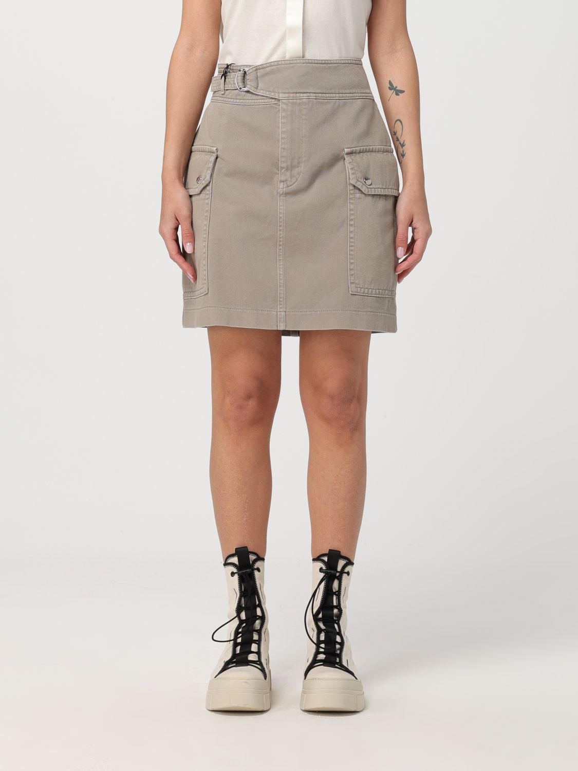 BOSS Skirt BOSS Woman colour Grey