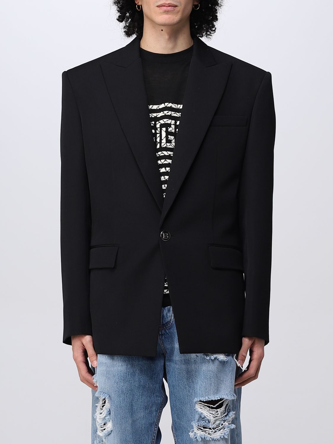 Balmain Blazer BALMAIN Men colour Black