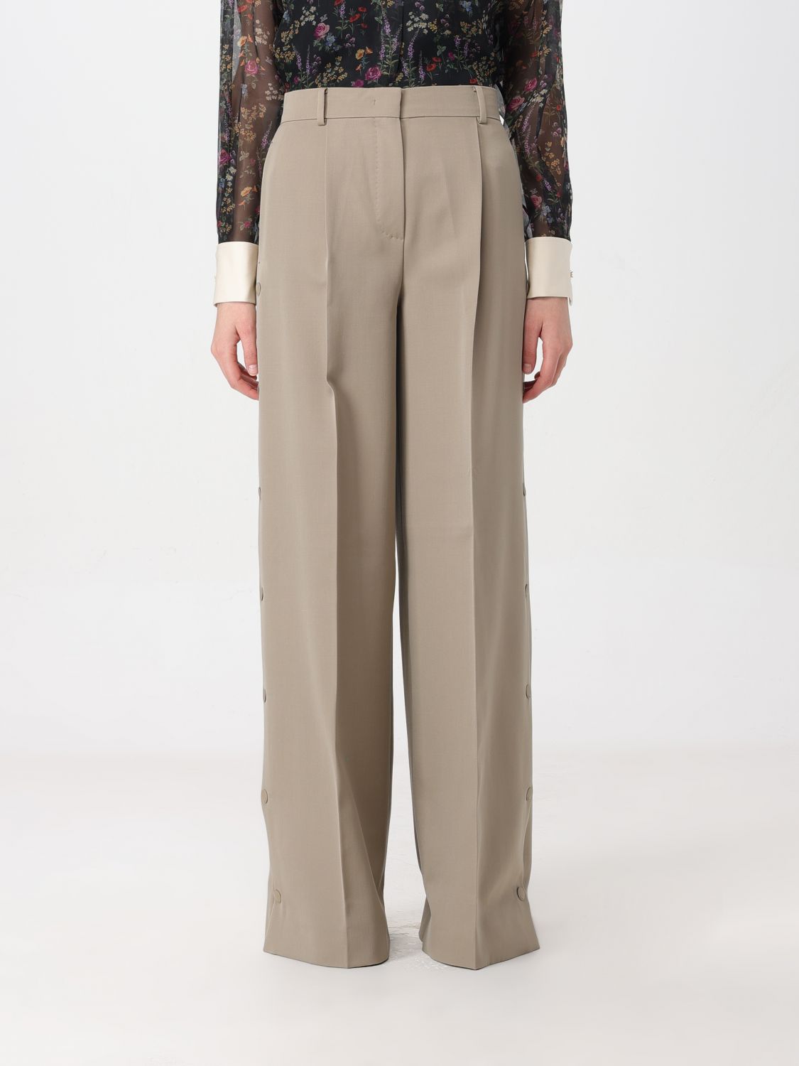 Max Mara Trousers MAX MARA Woman colour White