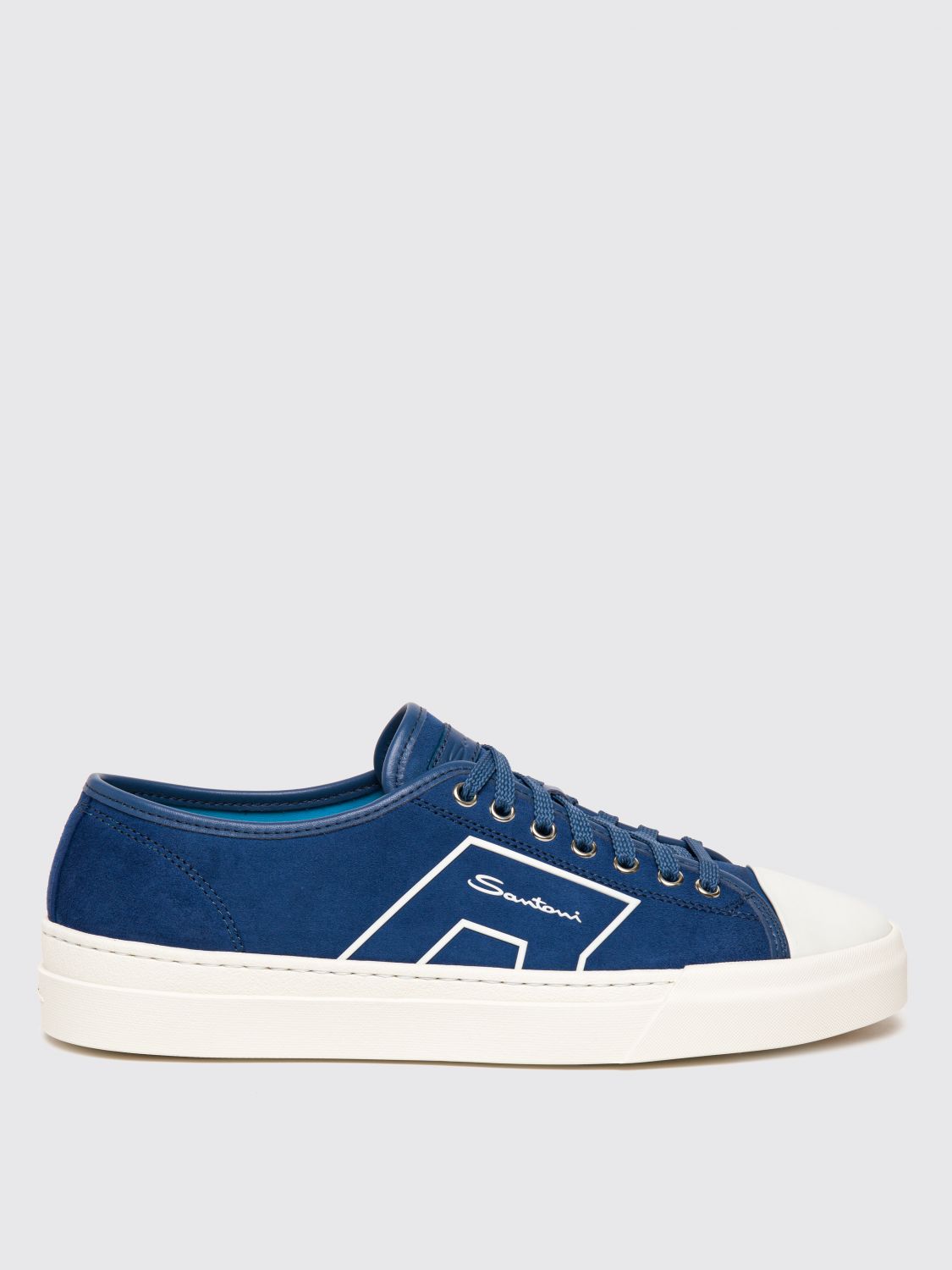 Santoni Trainers SANTONI Men colour Blue