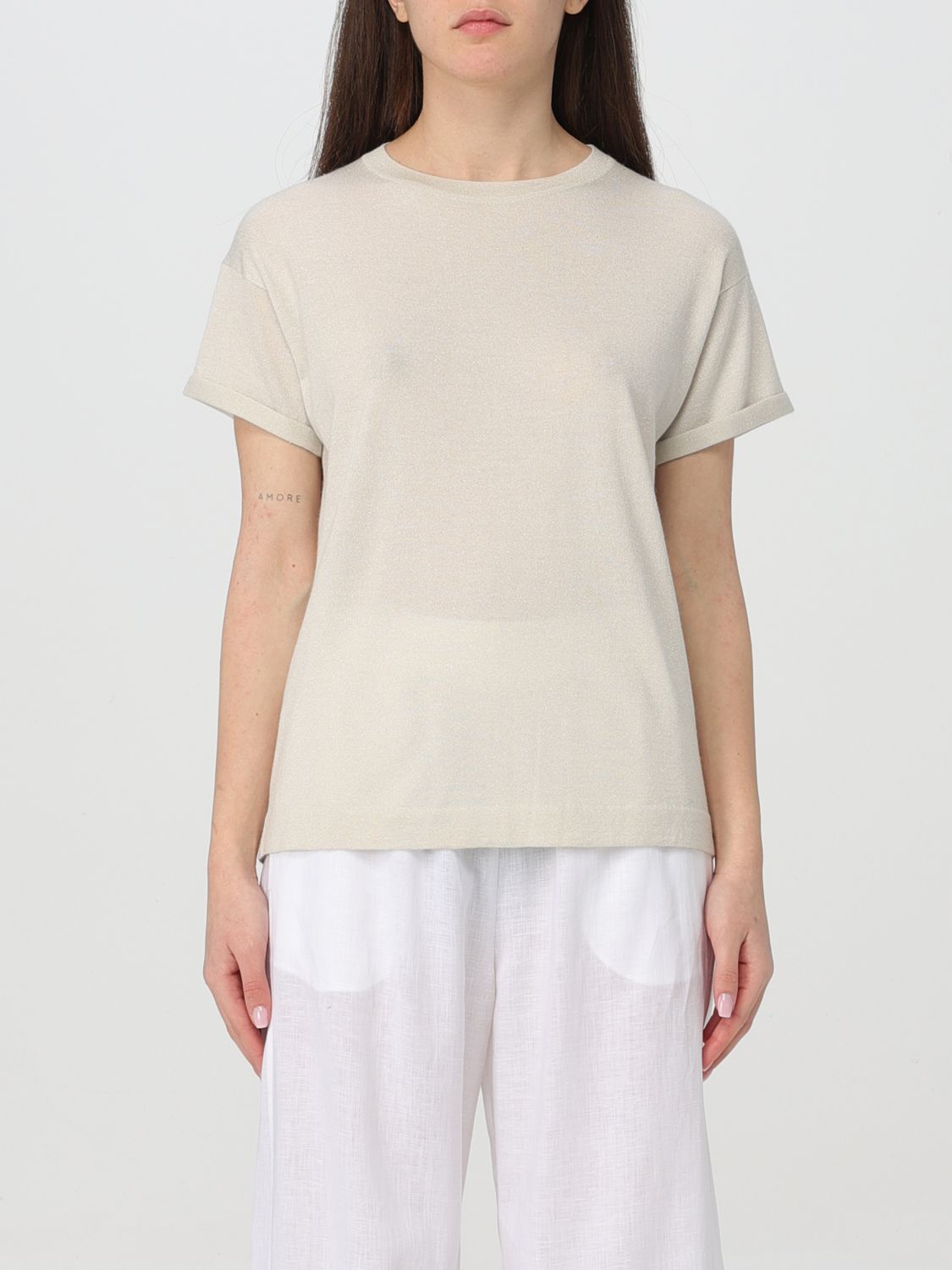 Brunello Cucinelli T-Shirt BRUNELLO CUCINELLI Woman colour White