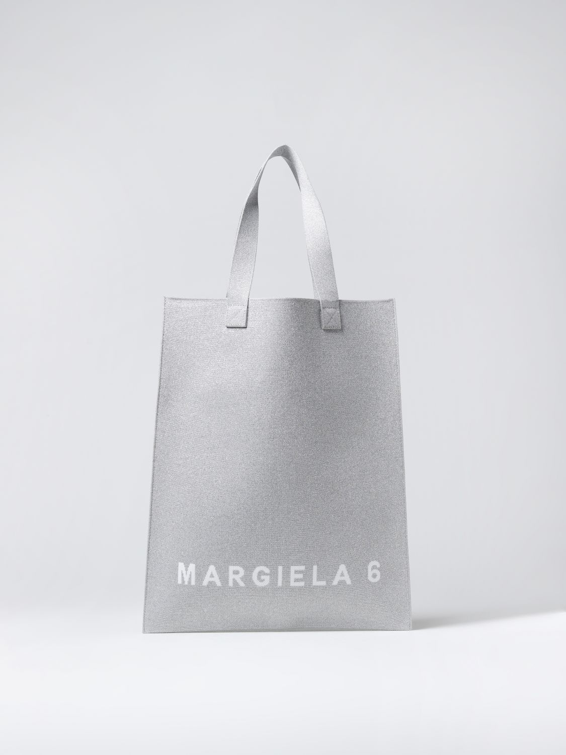 MM6 Maison Margiela Tote Bags MM6 MAISON MARGIELA Woman colour Silver