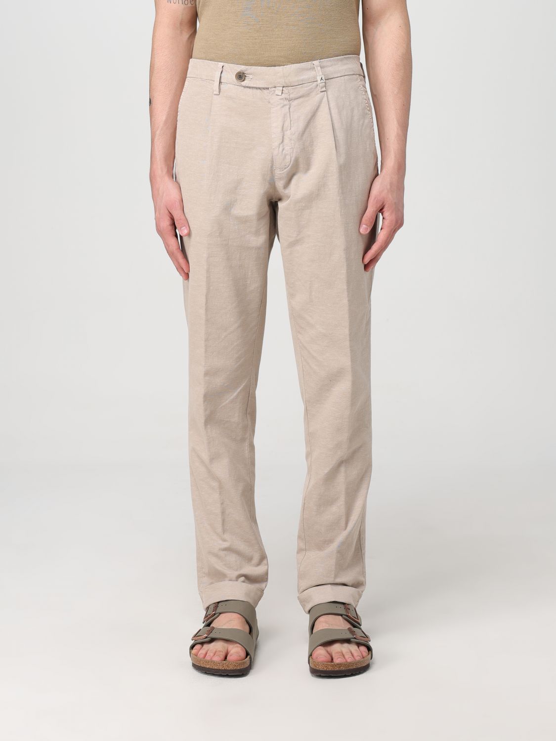 Myths Trousers MYTHS Men colour Sand