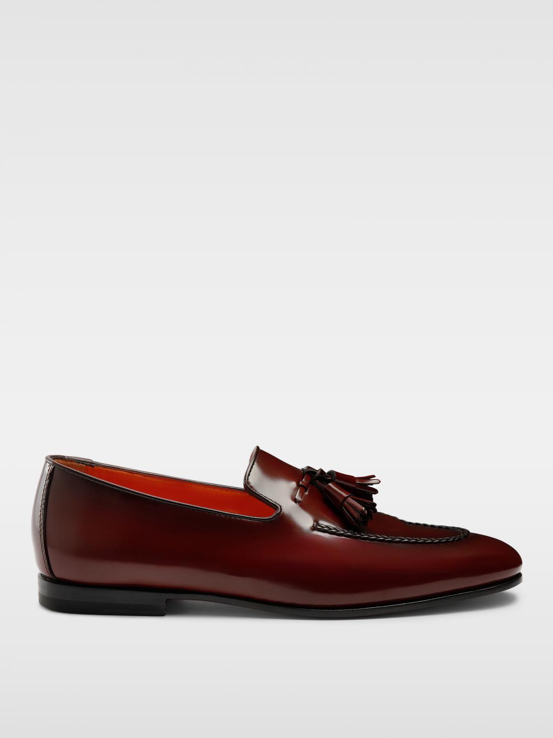 Santoni Loafers SANTONI Men color Red