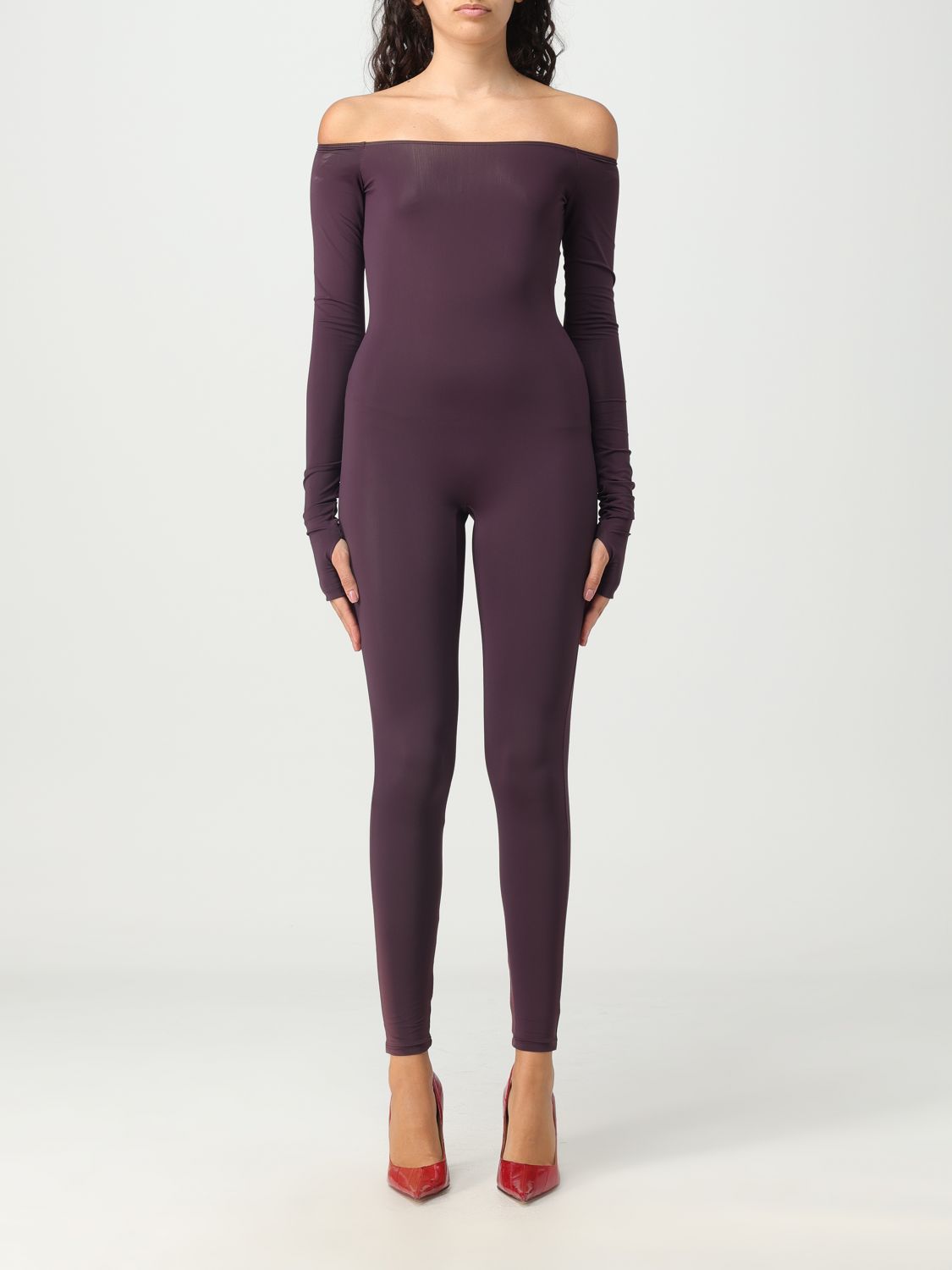 Andamane Jumpsuits ANDAMANE Woman colour Violet