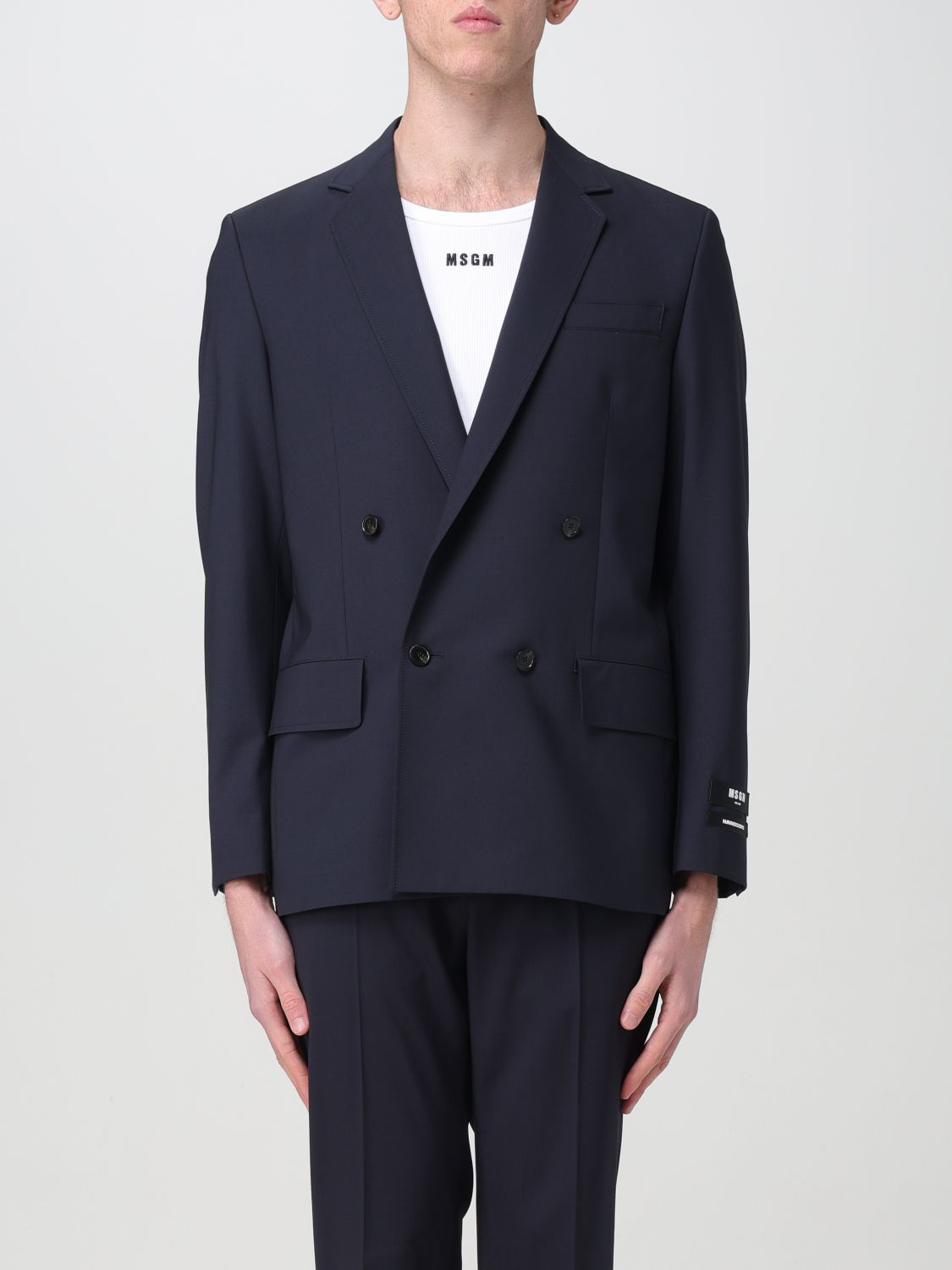 Msgm Blazer MSGM Men colour Blue