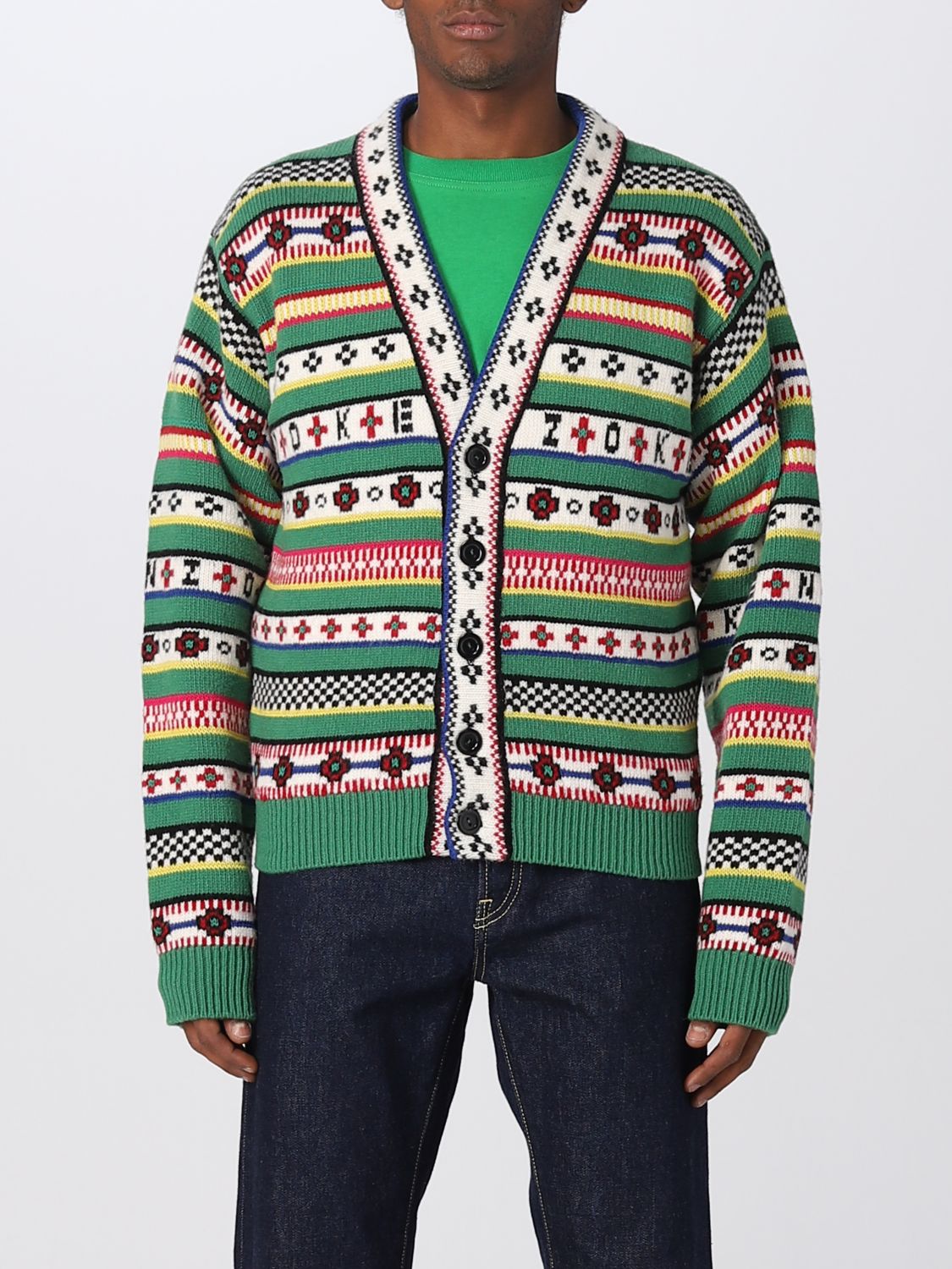 Kenzo Cardigan KENZO Men colour Green