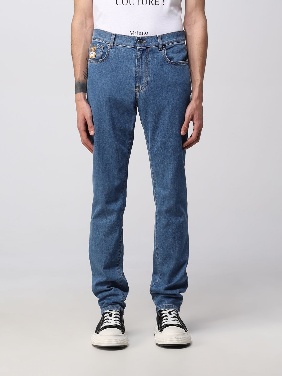 Moschino Couture Jeans MOSCHINO COUTURE Men colour Denim